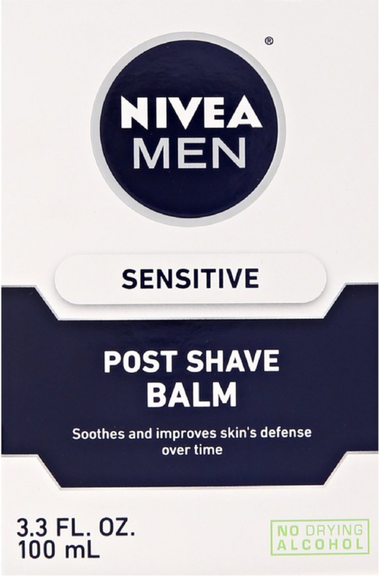 NIVEA FOR MEN Sensitive Post Shave Balm 3.30 oz (Унции) (Pack of 2) Nivea