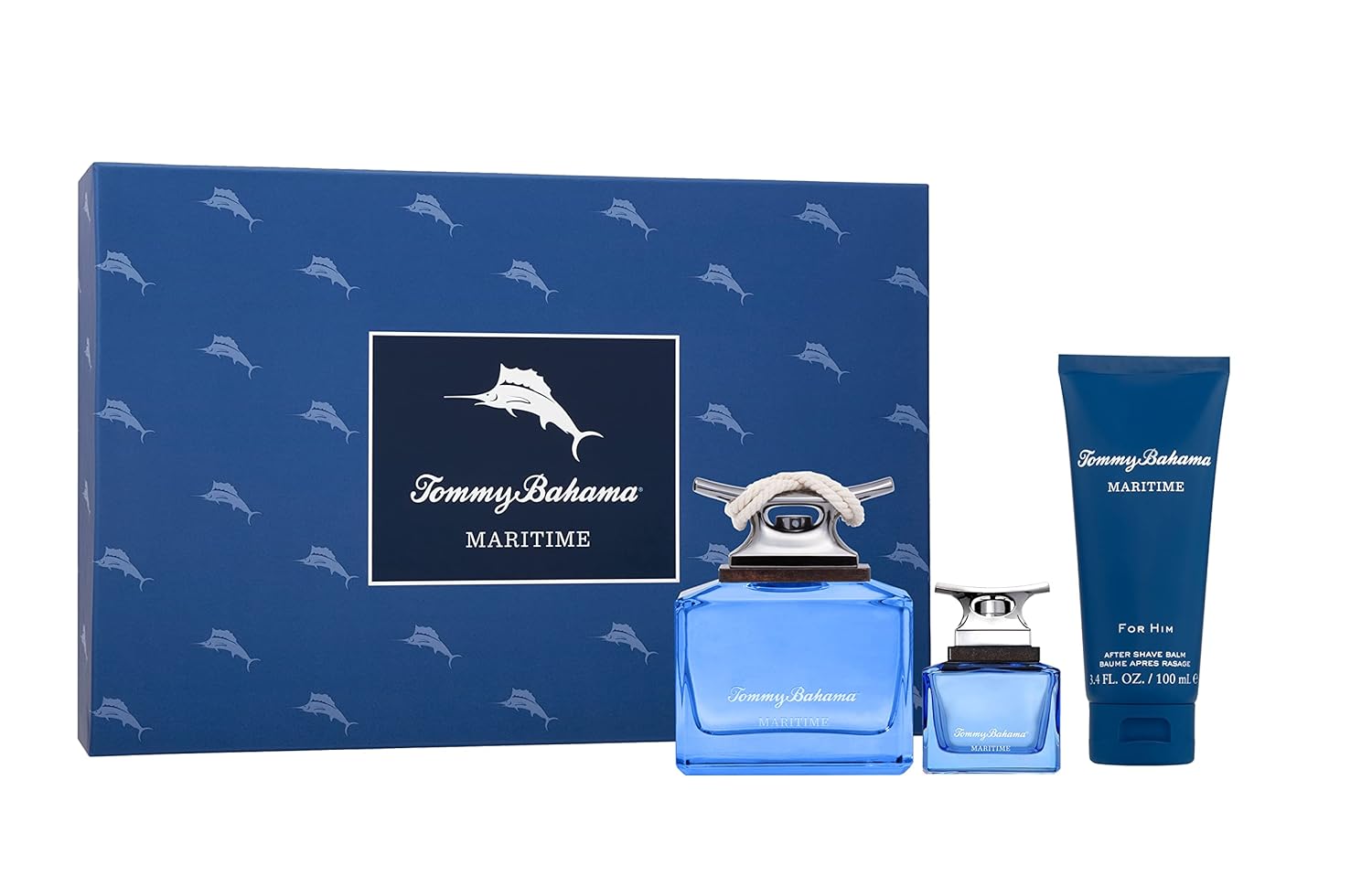 Tommy Bahama Maritime 3 PC Set for Men 4.2 &0.5 EDC, 3.4 After Shave Tommy Bahama