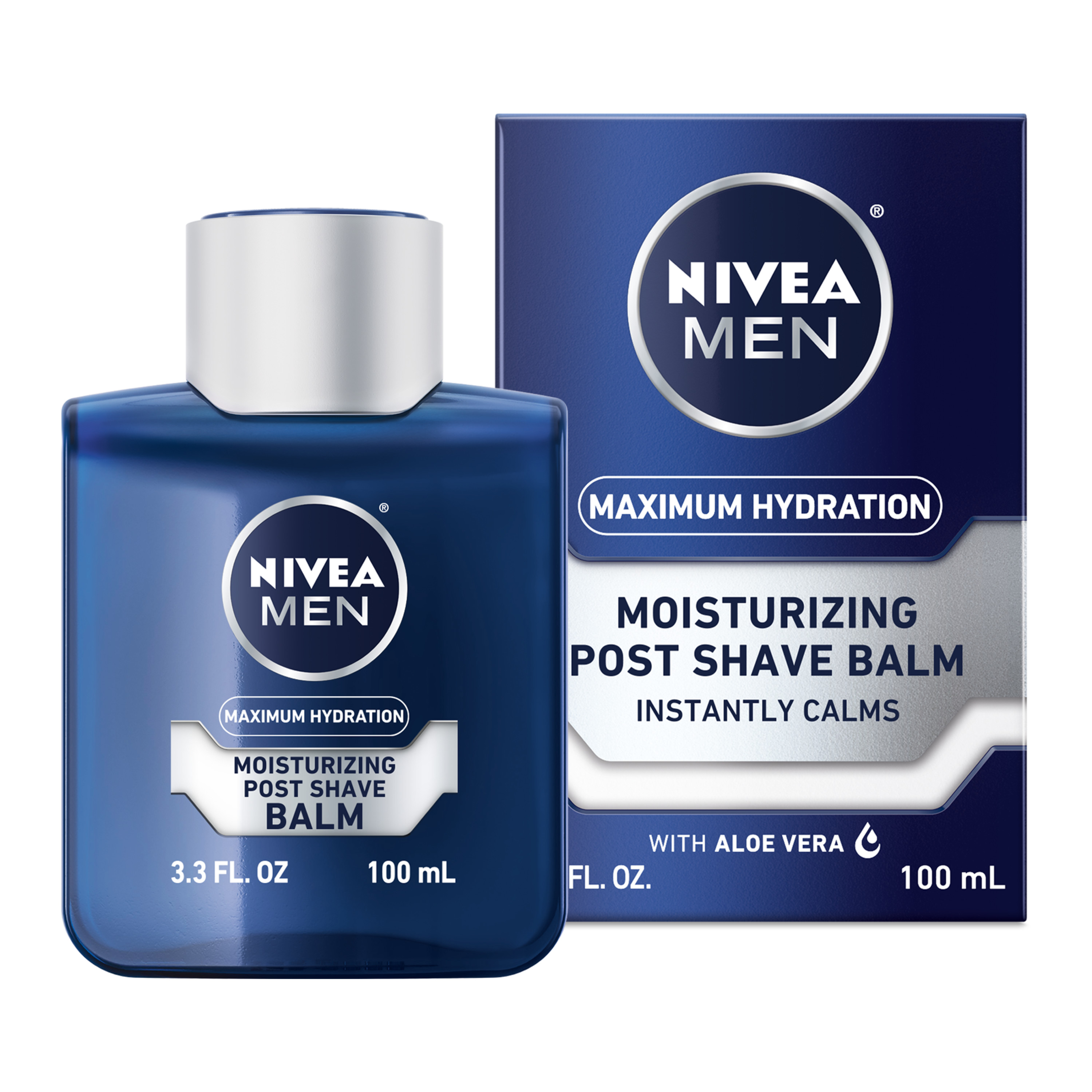 NIVEA MEN Maximum Hydration Moisturizing After Shave Balm, 3.3 oz (Унции) - 2 Pack Nivea