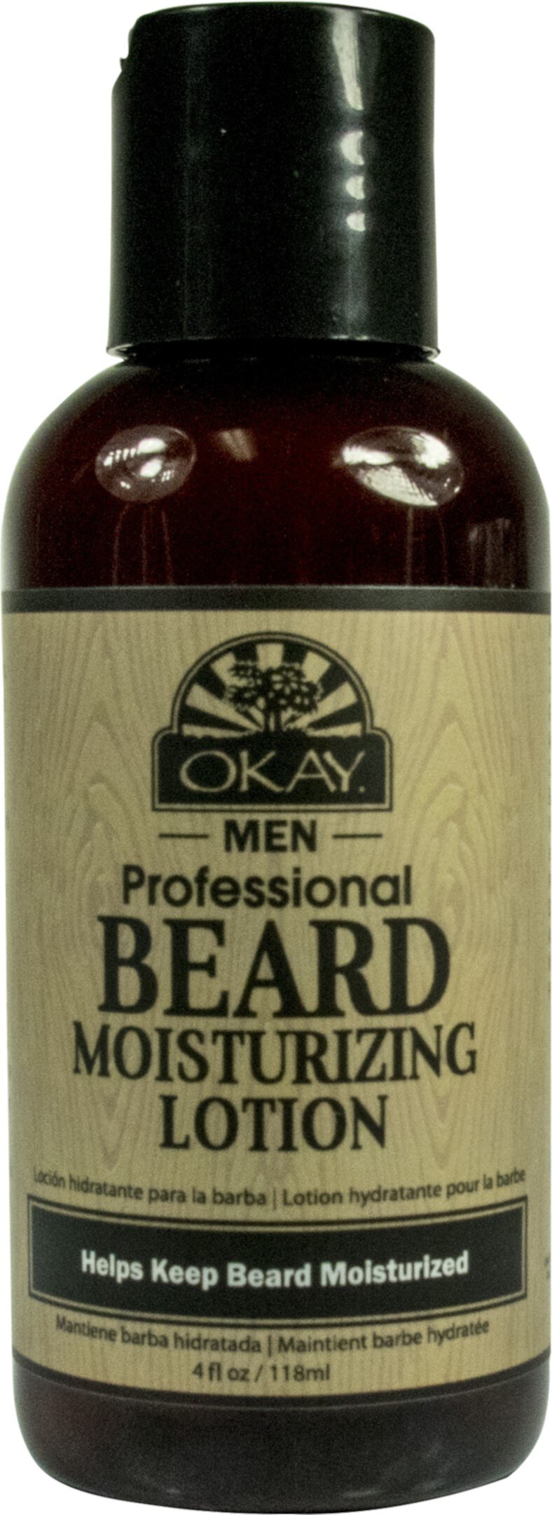 Okay For Men Beard Moisturizing Lotion, 4 Oz Okay