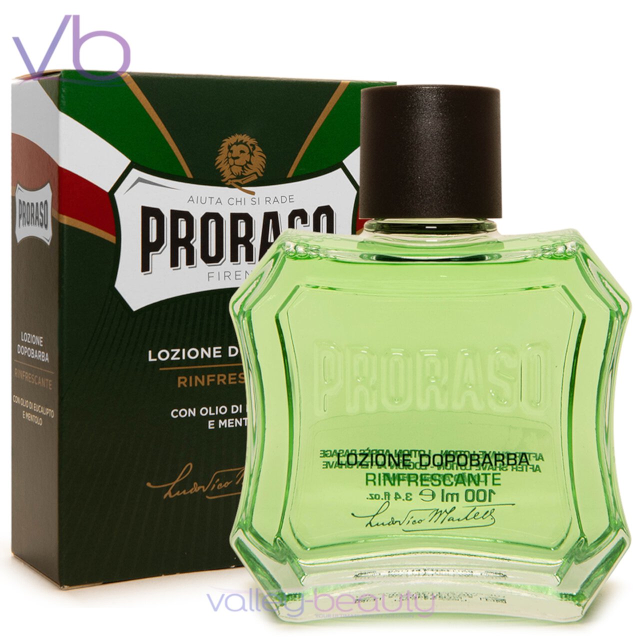 Proraso Green After Shave Lotion With Eucalyptus & Menthol 100ml Proraso