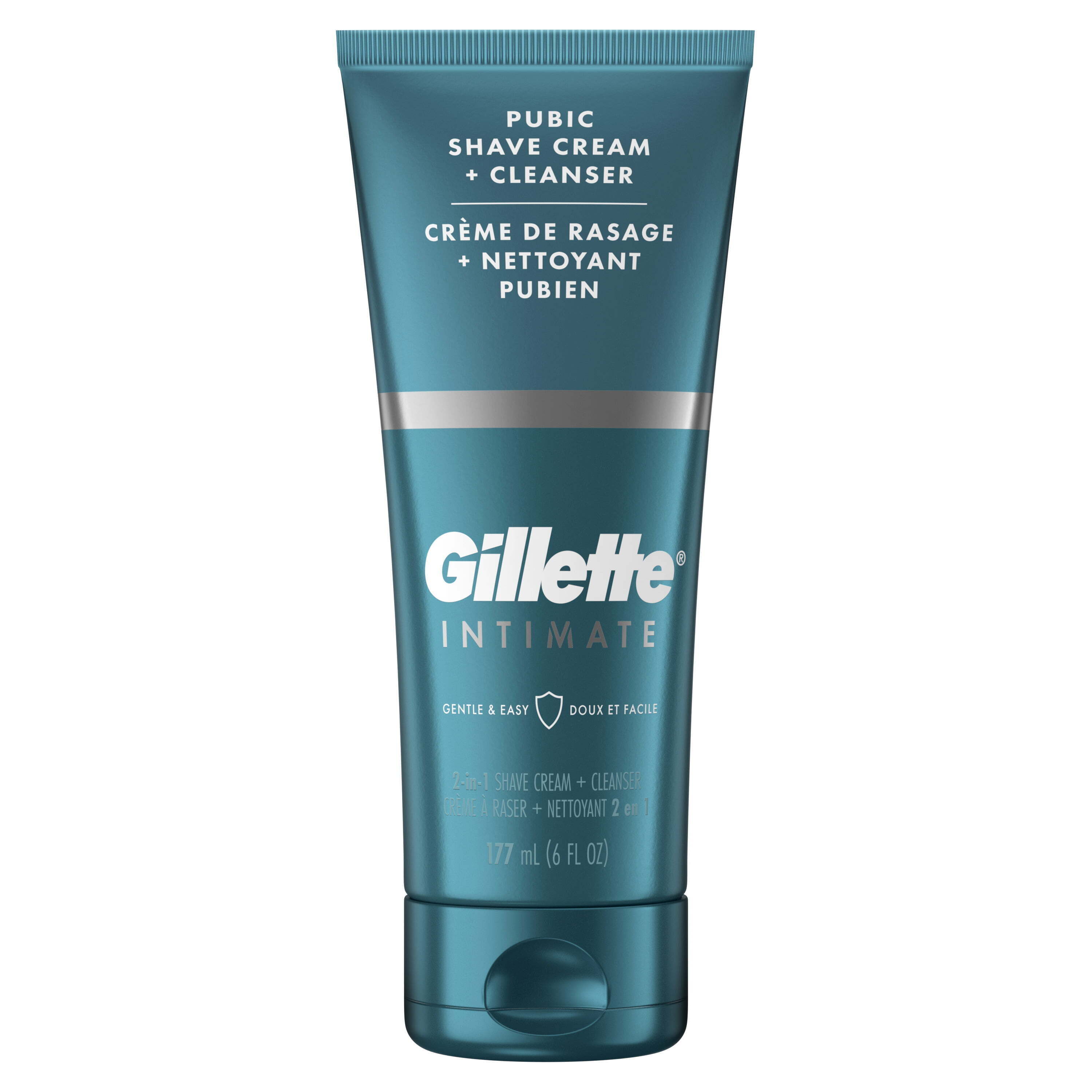 Gillette Male Intimate 2-in-1 Pubic Shave Cream (Крем) and Cleanser, 6 oz (Унции) Gillette