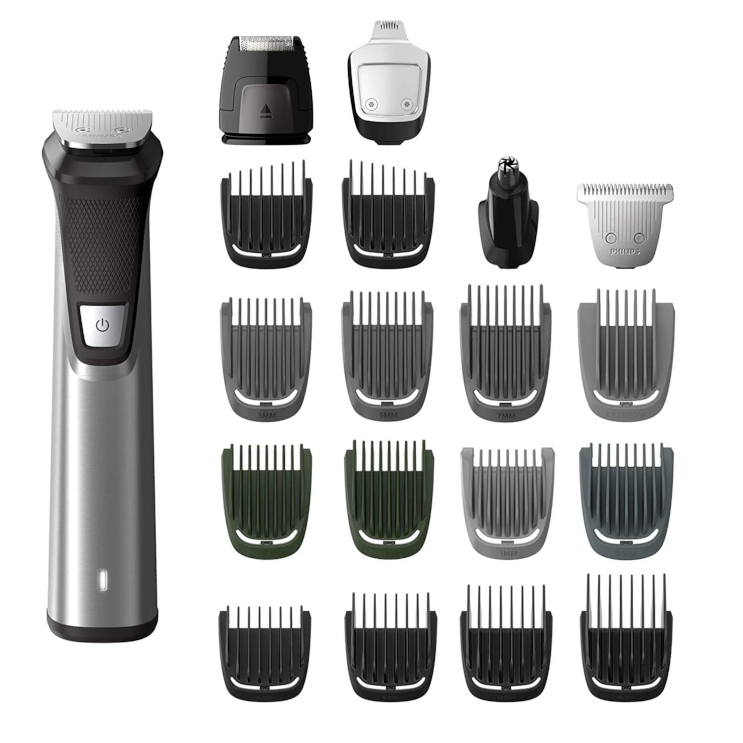 Philips Norelco Cordless Turbo-Powered Full Body Trimmer 23 Attachment Mens Grooming Philips