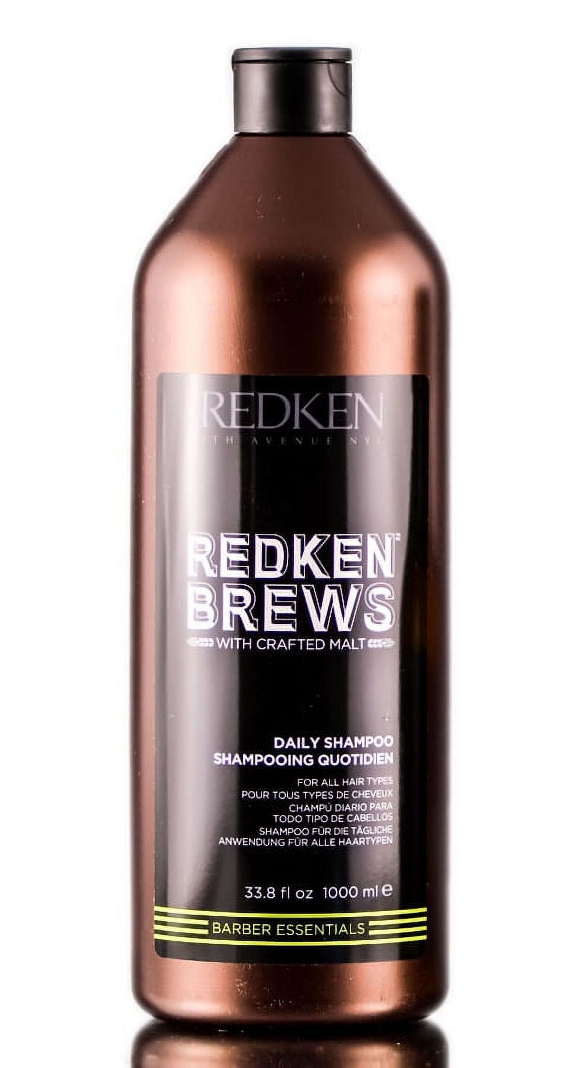 Redken Brews Daily Hair Shampoo for Men, 33.8 Oz Redken