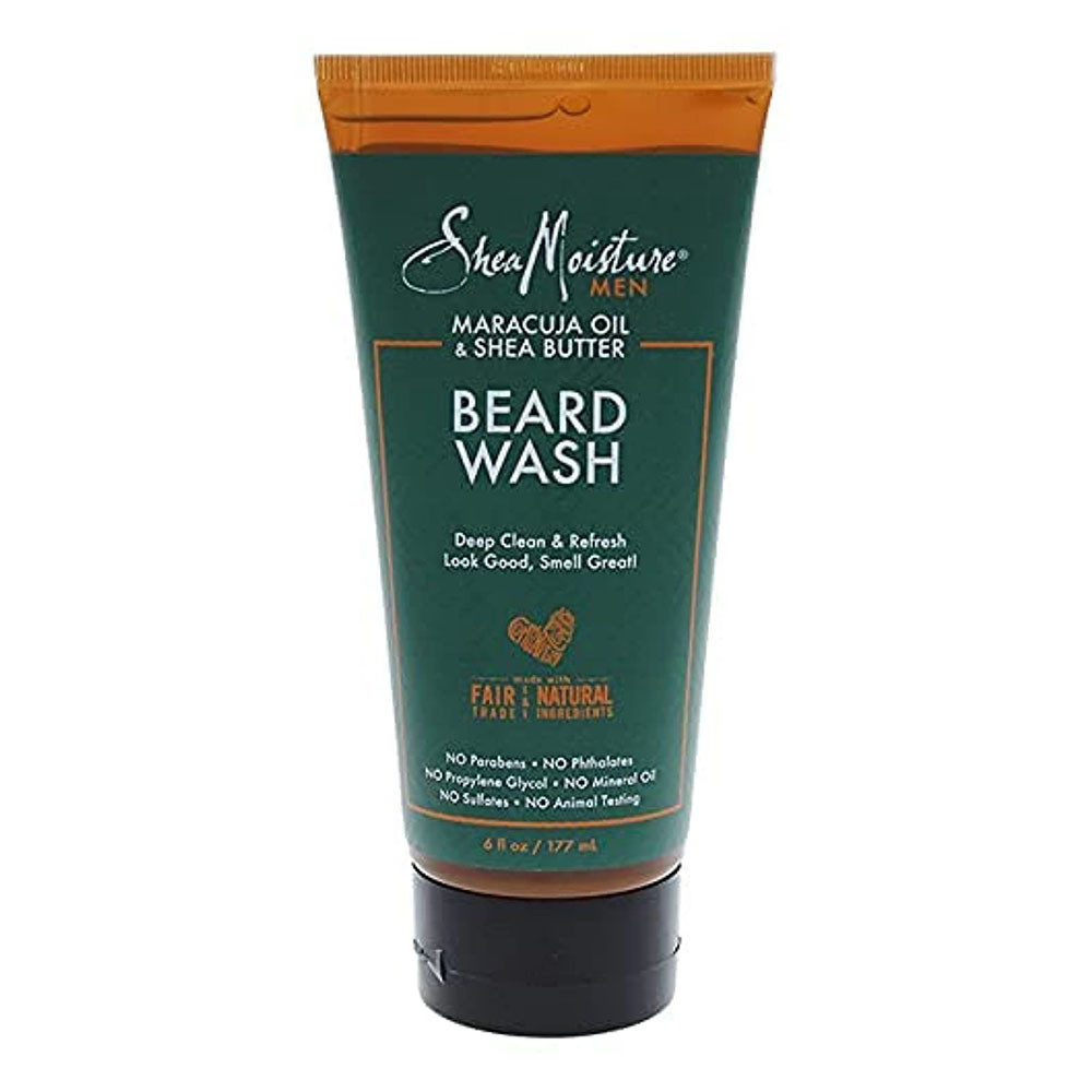 Shea Moisture Maracuja Oil and Shea Butter Beard Wash, 6 Oz SheaMoisture