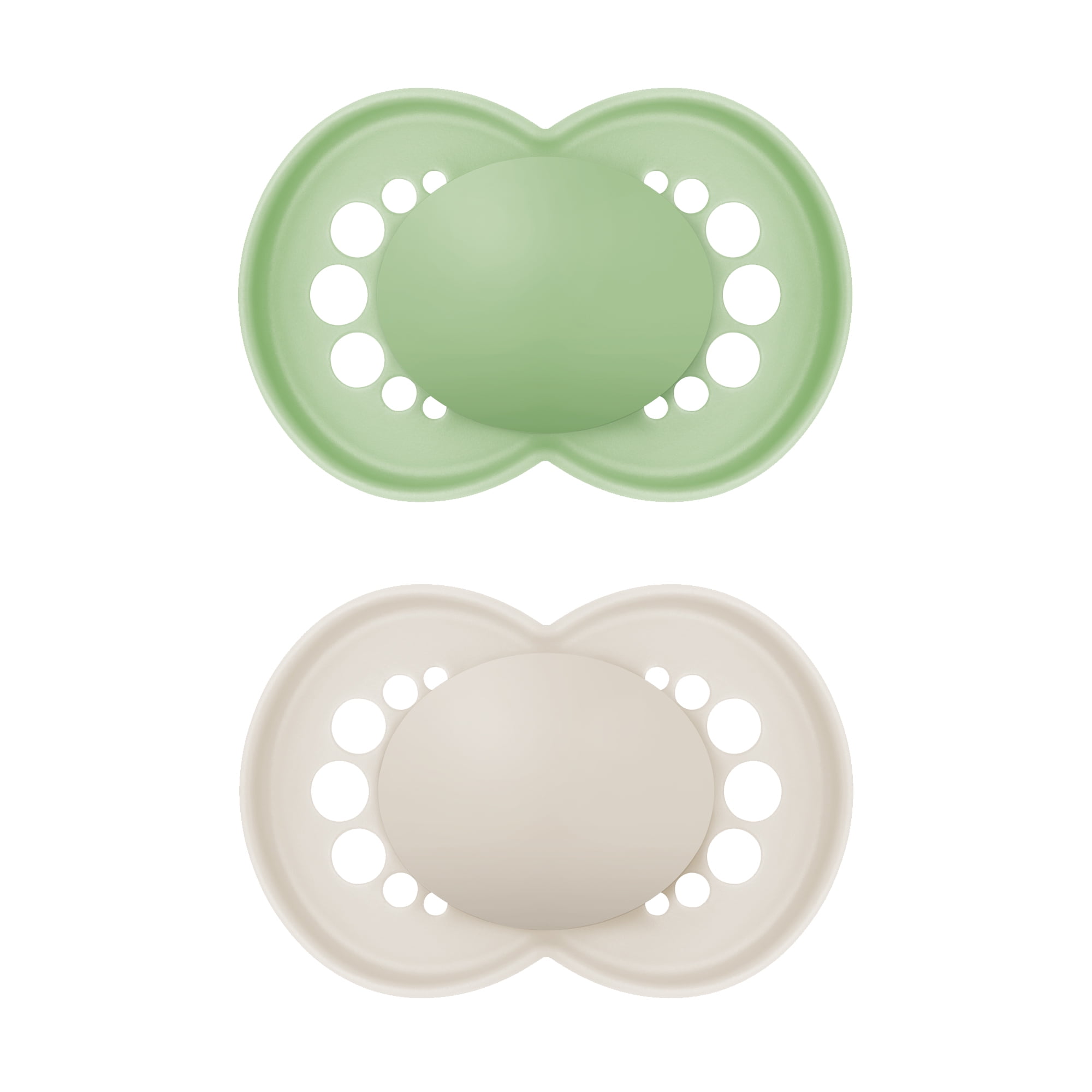 MAM Original Matte Pacifier, 6-16 Months, Unisex, 2 Pack MAM