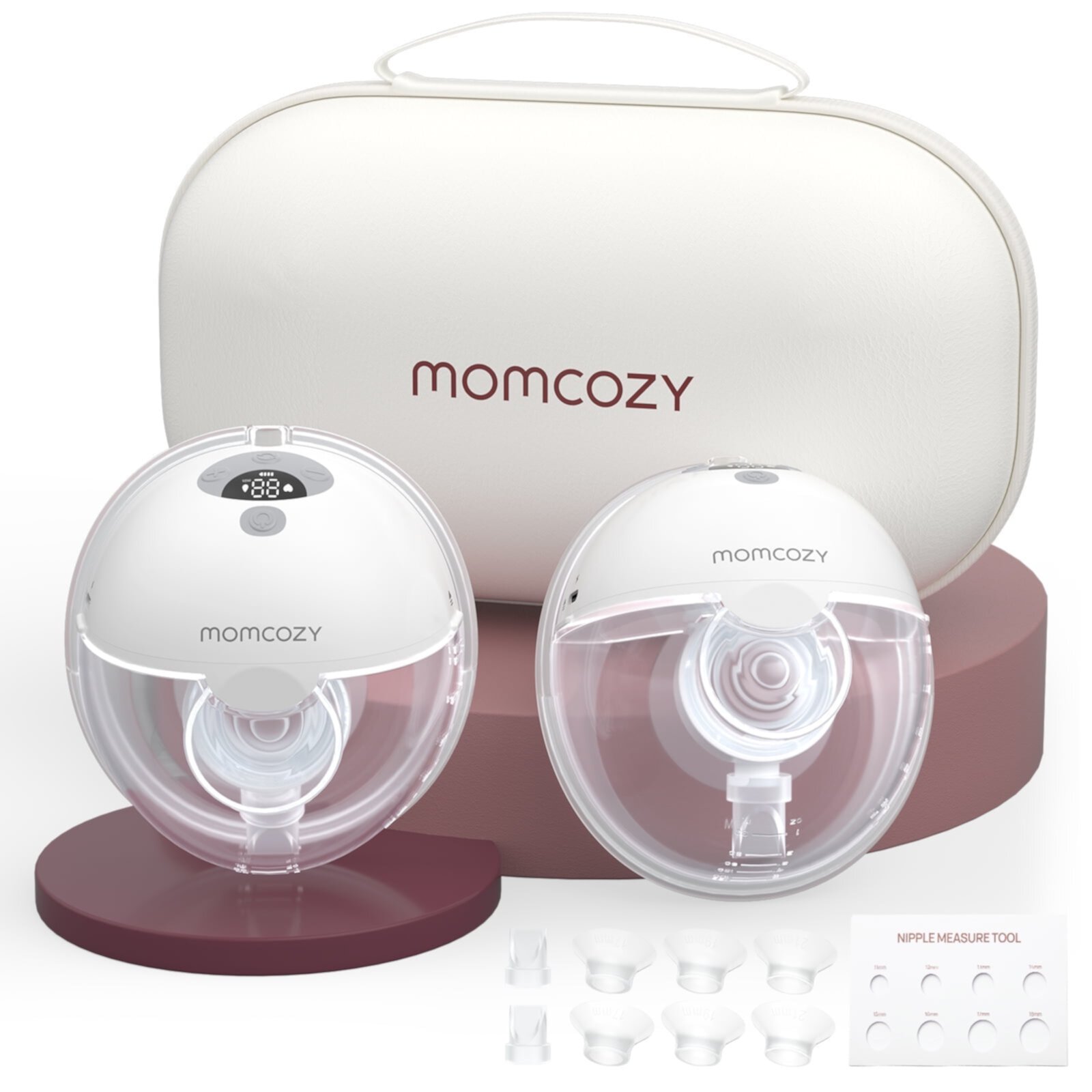 Momcozy M5 Wireless Breast Pump Hands free, Wearable Breast Pump, Green 1 Pack Momcozy