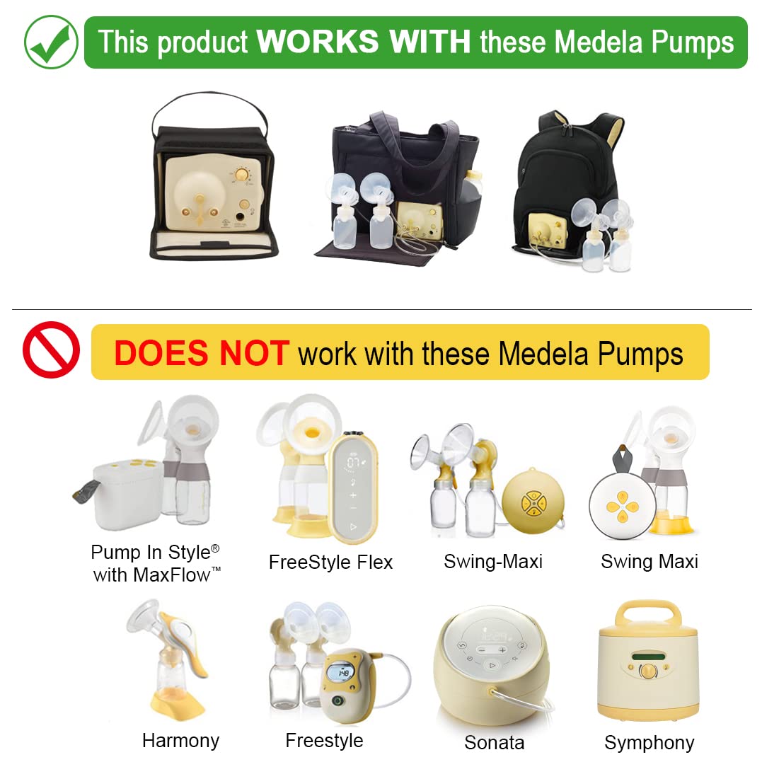 Maymom Breast Pump Kit Compatible with Medela Pump in Style Advanced Pump; 2xTwo-Piece 30mm Breastshield, 2 Valve, 4 Membrane, 2 Replacement Tubing; Replacement Part for Medela Shield, Medela Valve Maymom