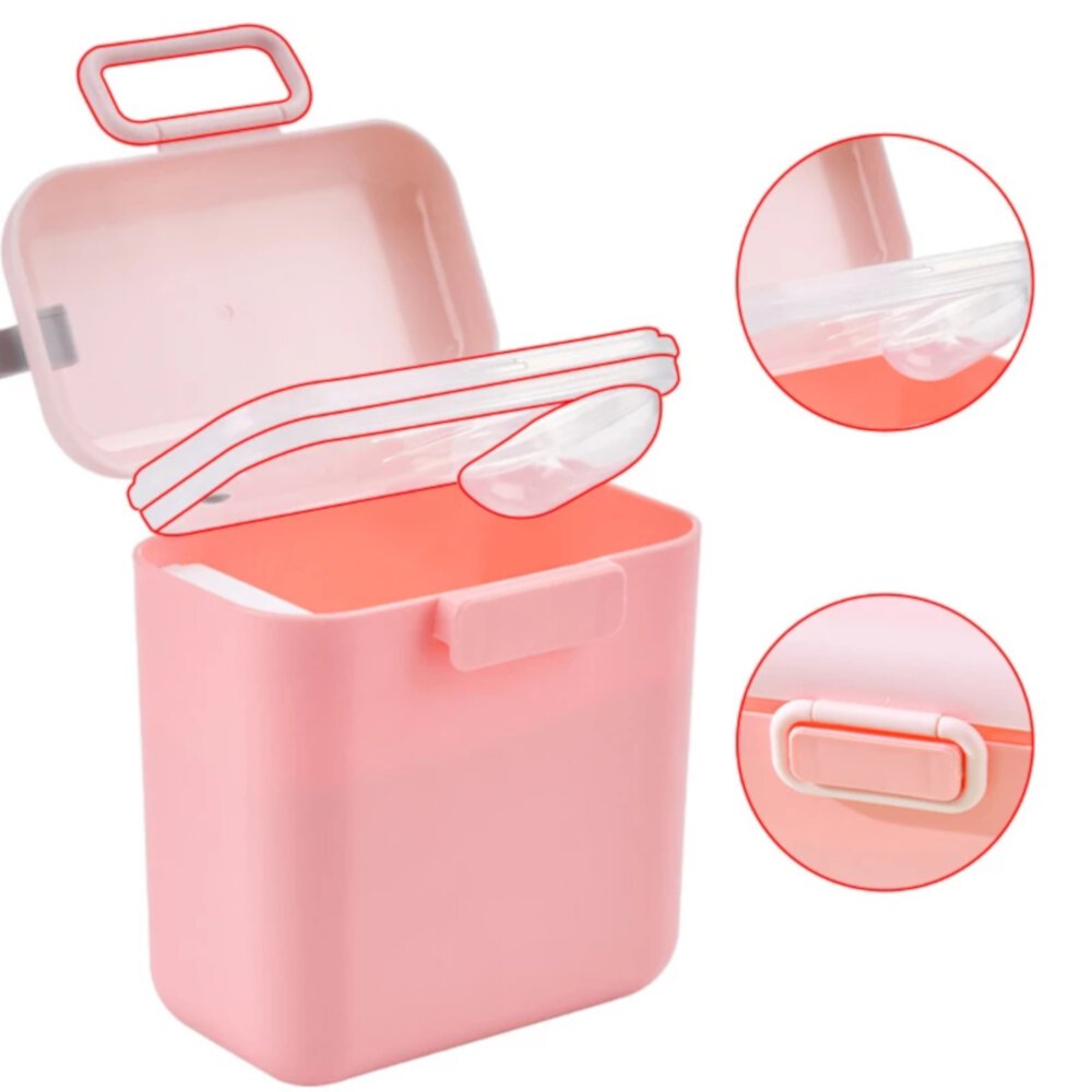 KEINXS New Baby Milk Powder Portable Baby Food Storage Box Essential Cereal Infant Milk Powder Box Toddle Snacks Container Keinxs