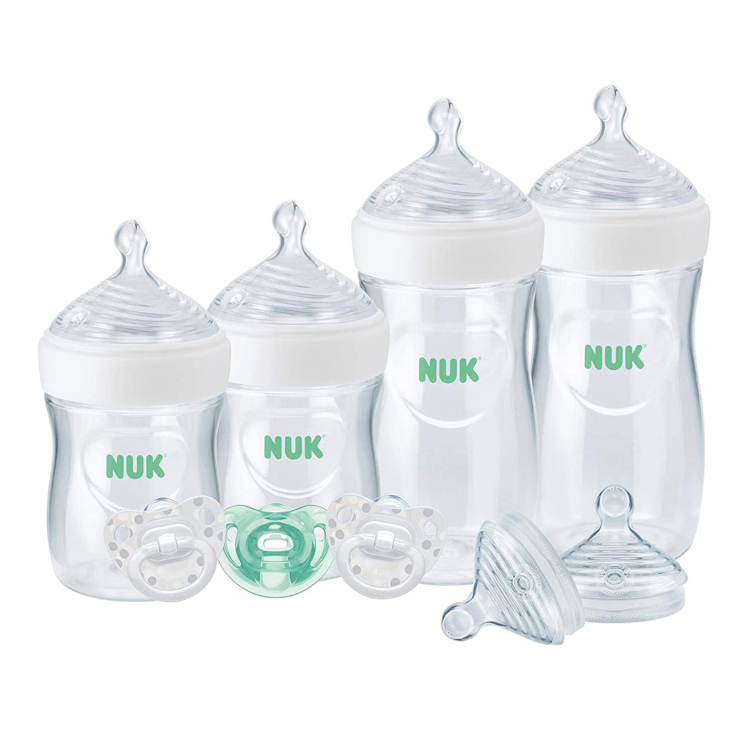 NUK Simply Natural Bottles with SafeTemp, Gift Set, 0+ Months NUK