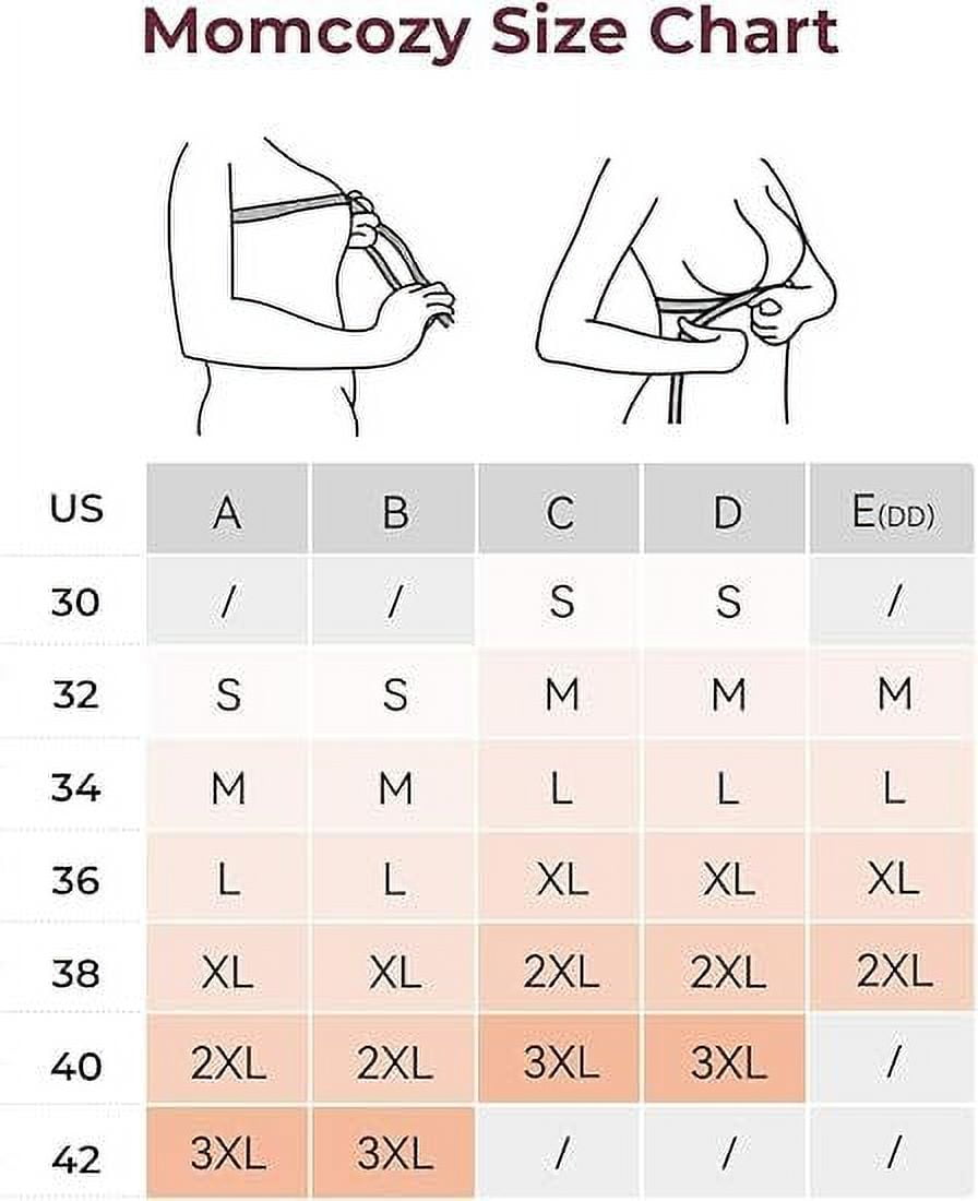 Ультрамягкий бесшовный бюстгальтер для кормления, беременных и сна с натуральной формой Momcozy