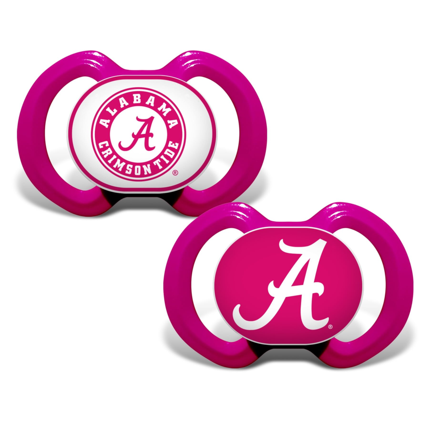 BabyFanatic Girls Pink Pacifier 2-Pack - NCAA Ohio State Buckeyes Baby Fanatic