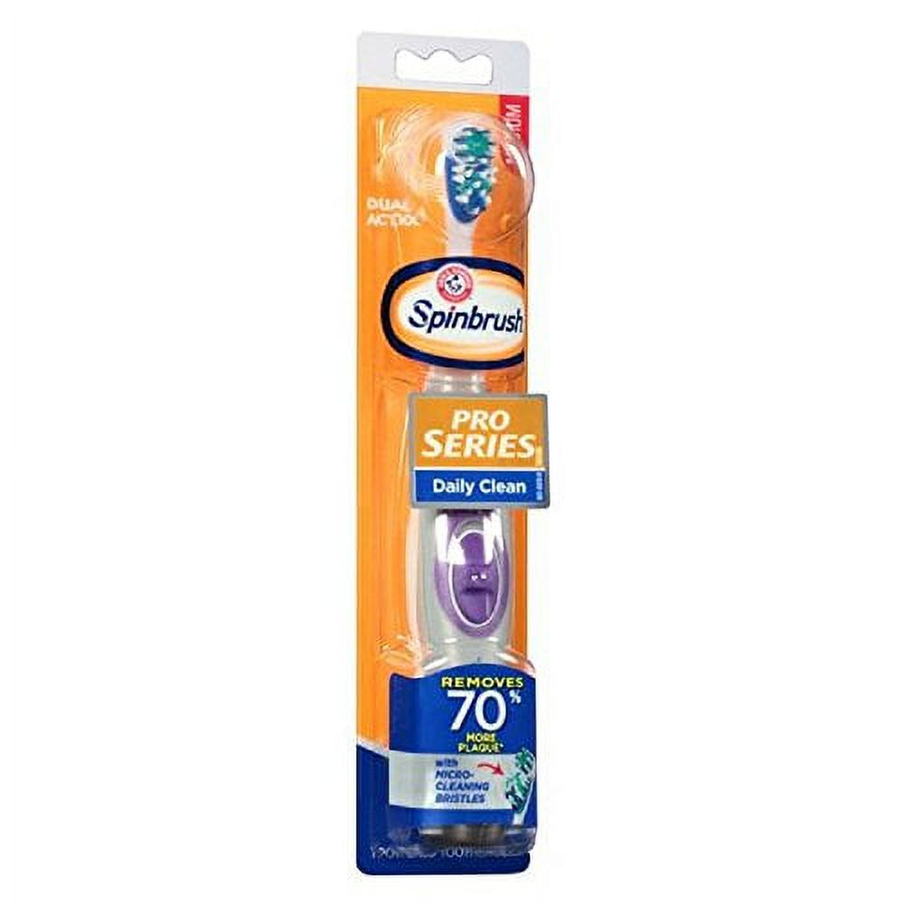 ARM & HAMMER Spinbrush Pro Series Daily Clean Powered Toothbrush Medium - Color Vary Visit the Spinbrush Store