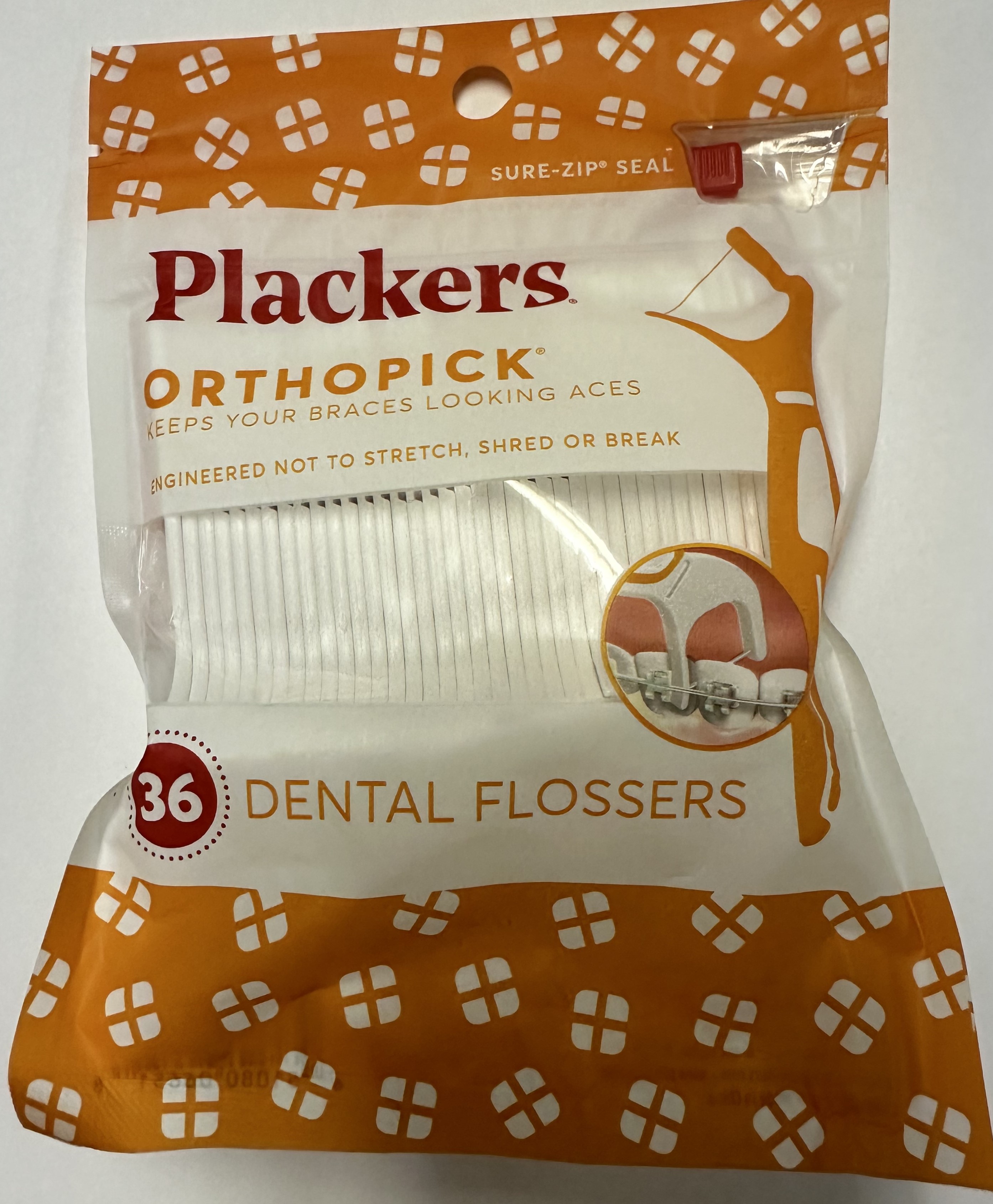 Plackers Orthopick Dental Floss Picks for Braces (Pack of 4) Visit the Plackers Store