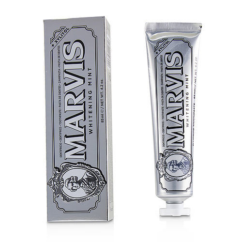 Marvis Whitening Mint Toothpaste with Xylitol- Enhanced Oral Care for a Brighter, Fresher Smile Marvis