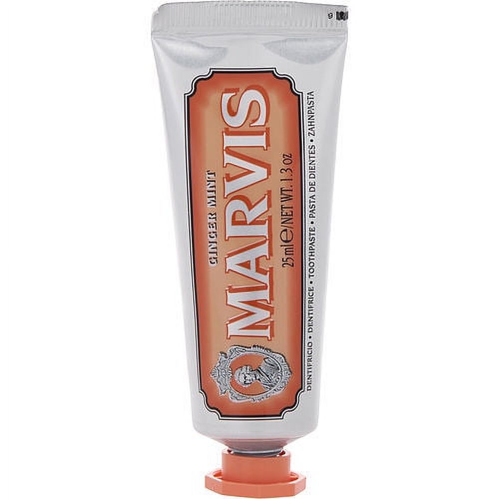 Marvis Ginger Mint Toothpaste (Travel Size)- Intense Mint Flavor for Long-Lasting Freshness Marvis