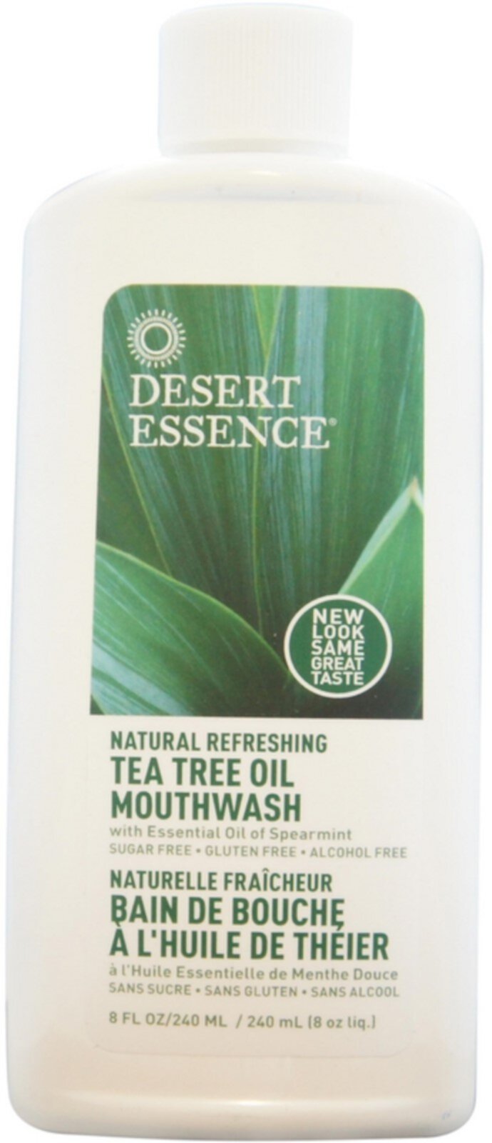 Desert Essence Natural Refreshing Tea Tree Oil Mouthwash, Spearmint 8 oz (Pack of 6) Desert Essence