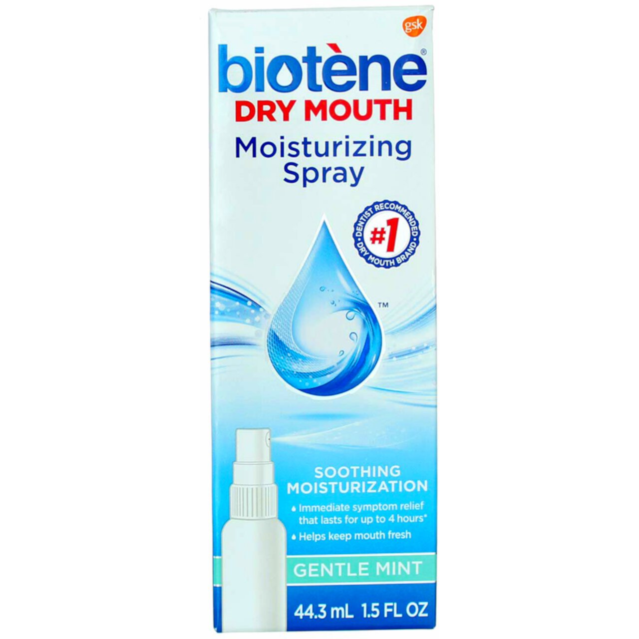 Biotene Moisturizing Mouth Spray, 1.50 oz (Pack of 2) Biotene