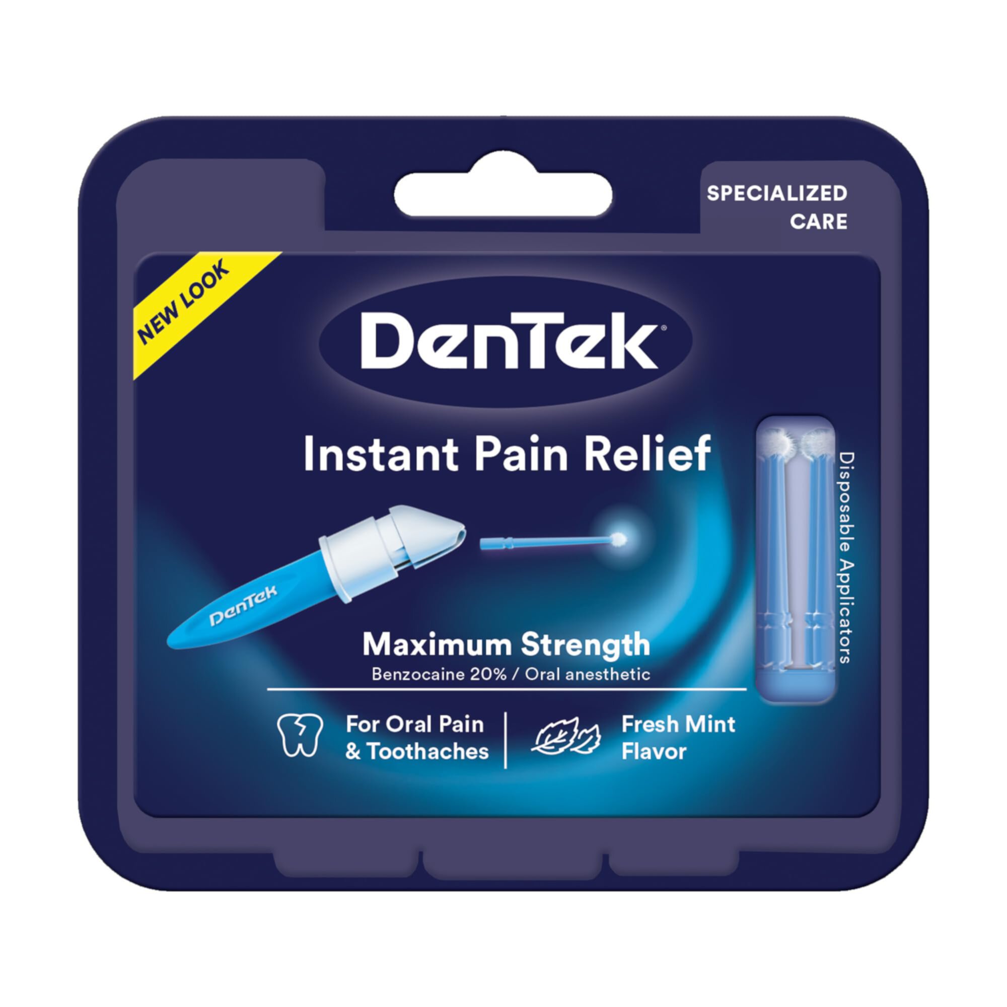 DenTek Instant Oral Pain Relief Maximum Strength Kit for Toothaches | 50 Count Visit the DenTek Store