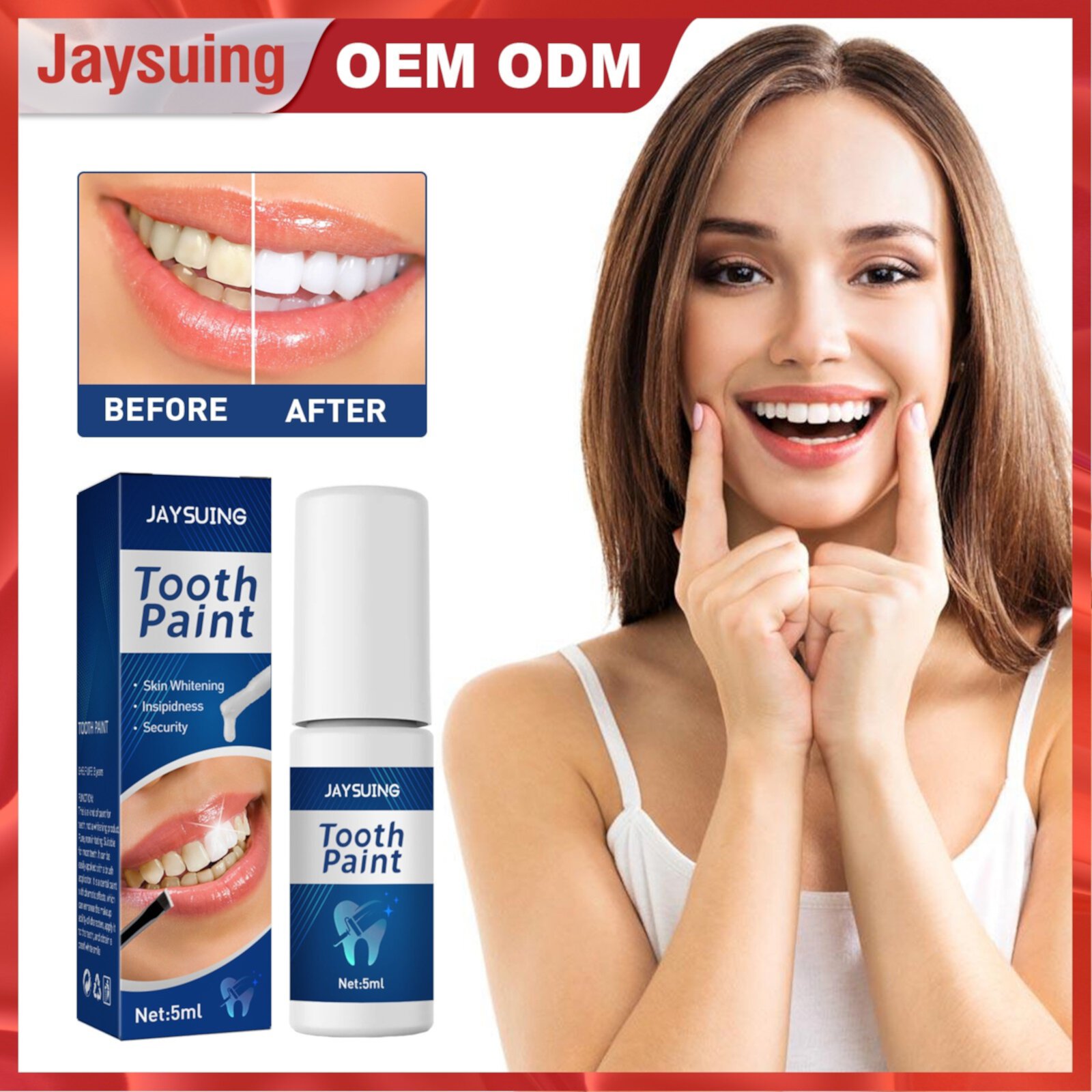 Barsme Tooth Paint，Dental Restoration, Oral Cleaning, whiten Enamel Repair, Refreshing Breath, whiten, Removing Tooth Stains 5ML Barsme