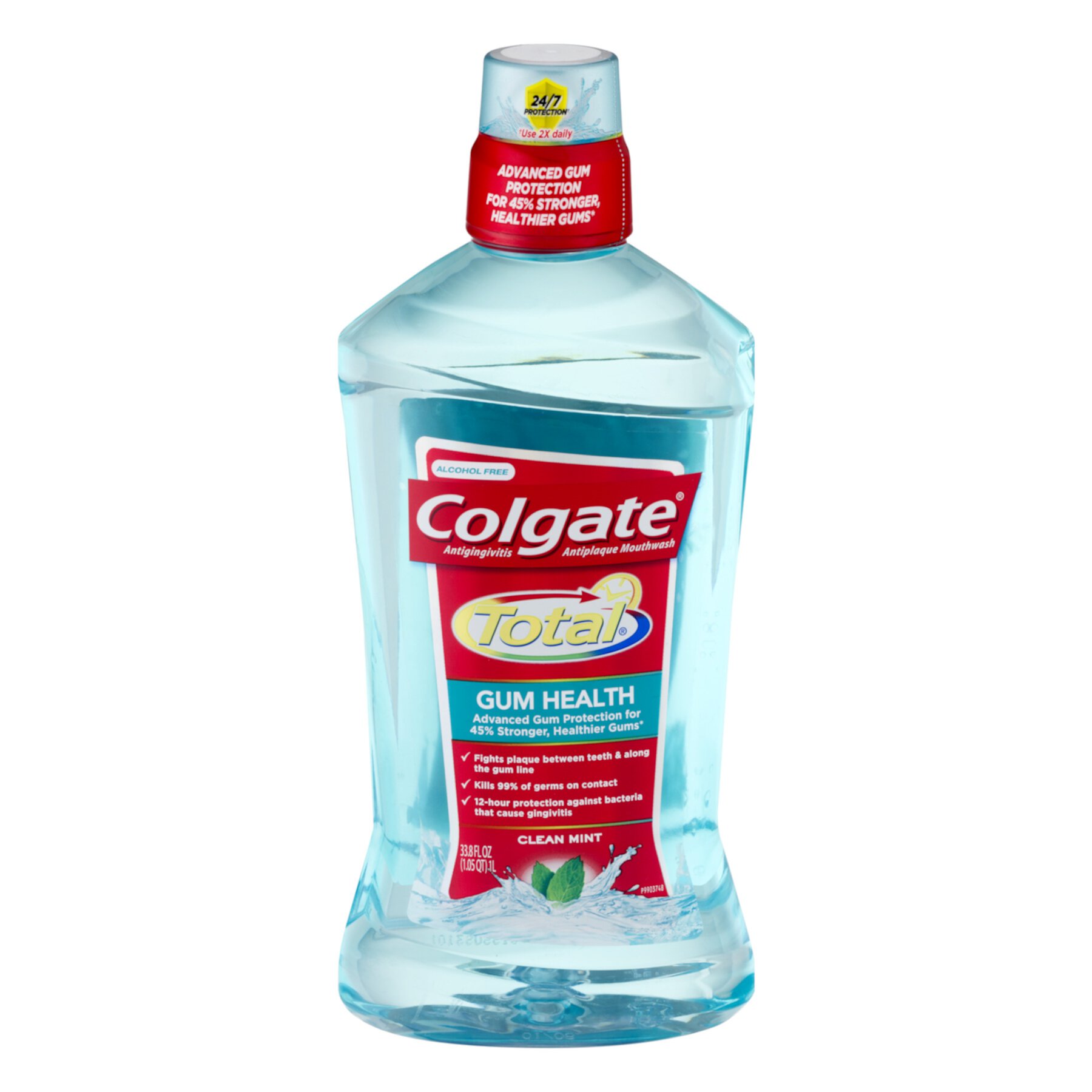 Total Gum Health Alcohol Free Mouthwash, Antibacterial Formula (Pack of 2) Visit the Colgate Store