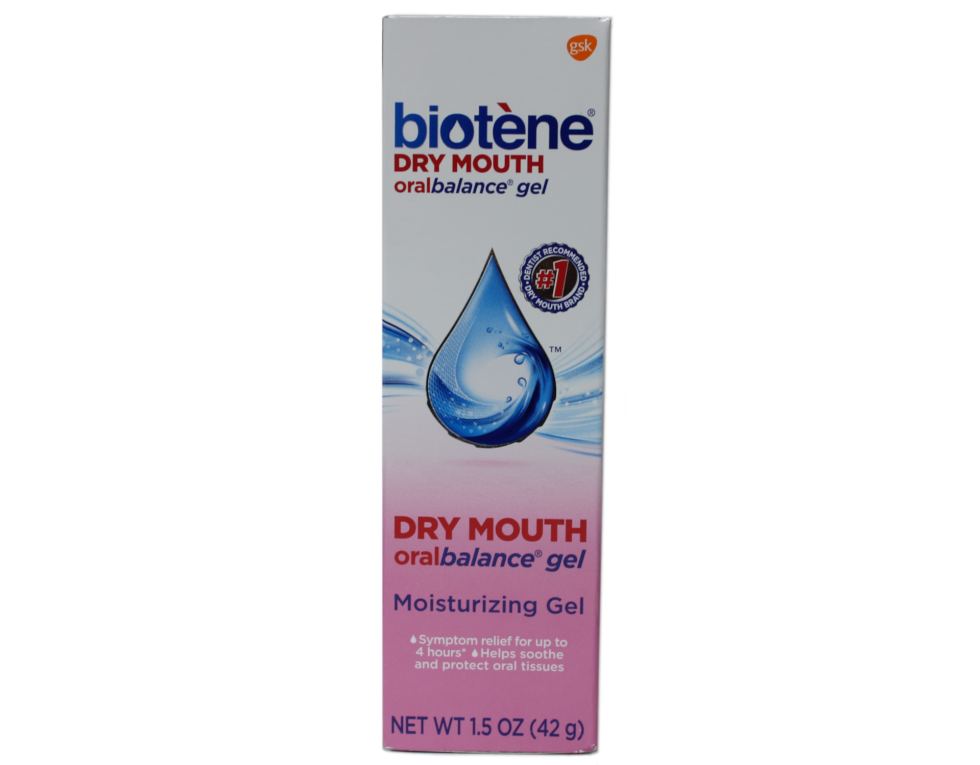 Biotene Oralbalance Moisturizing Gel Flavor-Free Alcohol-Free for Dry Mouth 1.5 oz Biotene