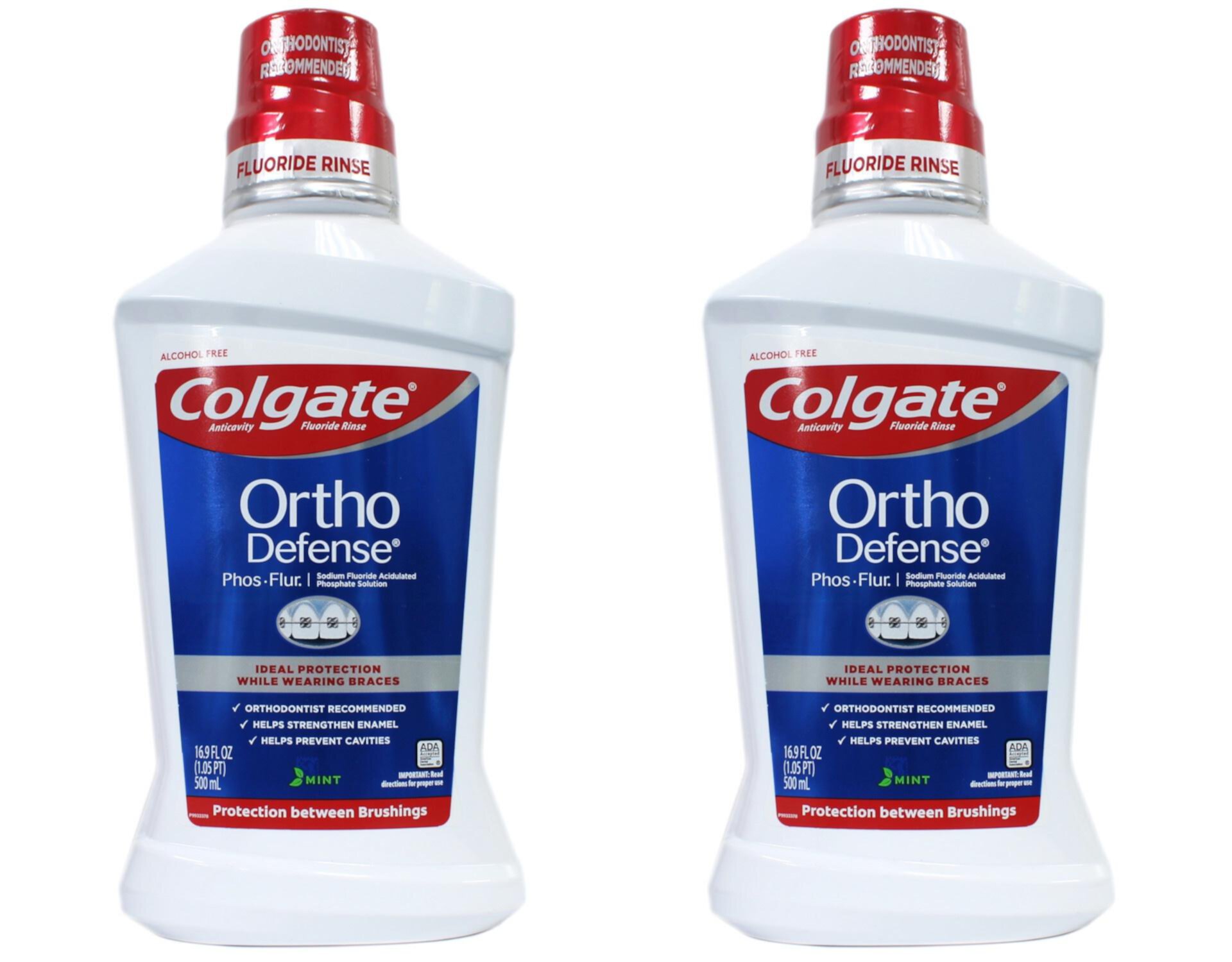 Colgate Phos-Flur Anti-Cavity Fluoride Rinse Mint, 16,9 fl oz (Pack of 2) Visit the Colgate Store