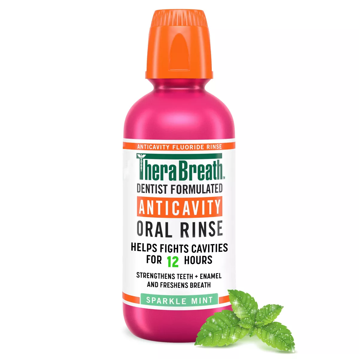 Therabreath Healthy Smile Mouthwash, Sparkle Mint, 16 Oz, 6 Pack TheraBreath