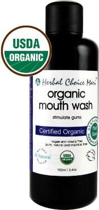 Herbal Choice Mari Organic Mouth Wash, 1:10 Concentrate; 0.5floz Glass Nature's Brands