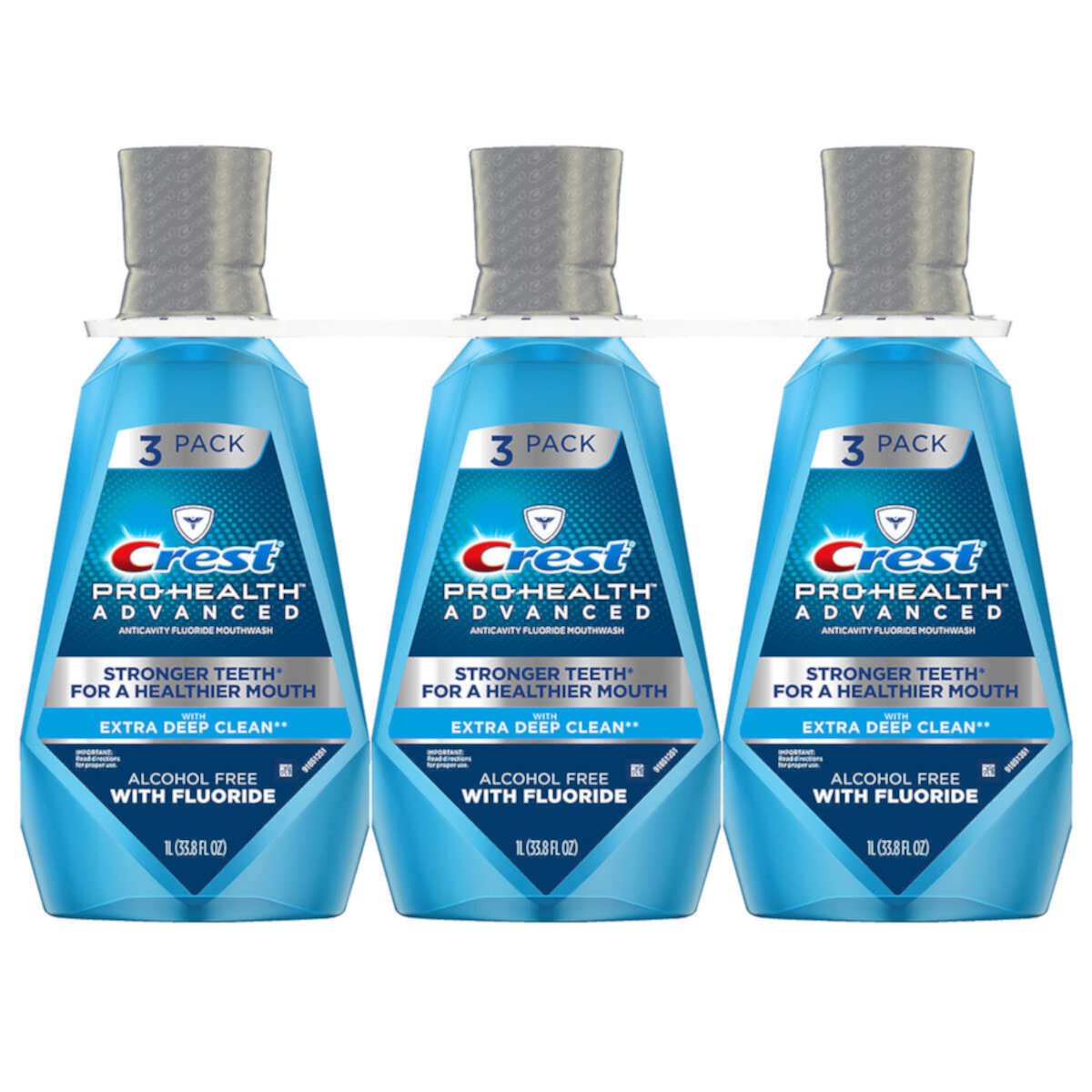 Crest Pro-health Advanced Mouthwash 1 liter 3-pack Crest