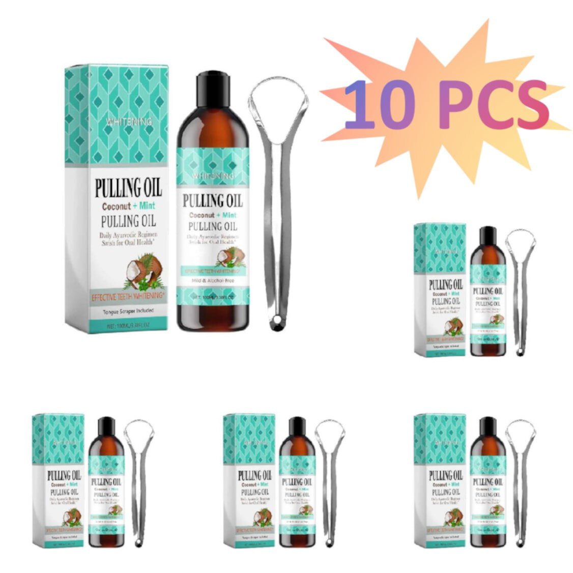 Pulling-Oil-With-Coconut-Peppermint-Mouthwash-For-Oral-Care-Teeth-And-Fresh-Breath-Organic-Oils-Tongue-Scraper-Alcohol-Gu-100ml Lmtime