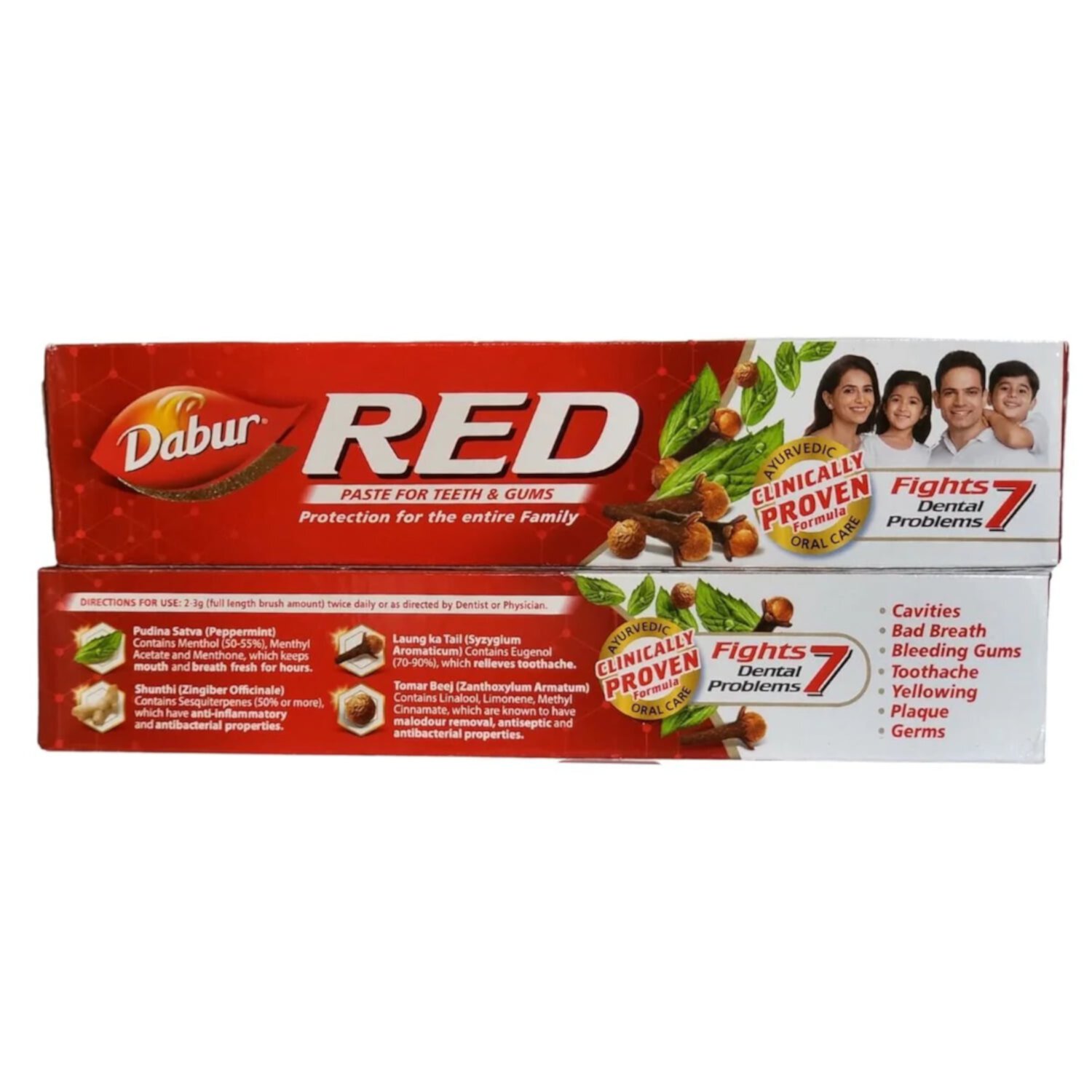 Dabur Pasta de Dientes Roja para Dientes y Encías 200 g (Pack de 6) Unknown