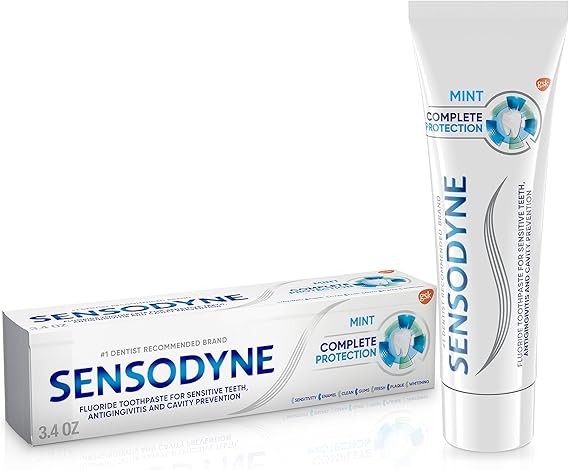 Sensodyne Complete Protection Sensitive Toothpaste for Sensitive Teeth - 3.4oz Sensodyne