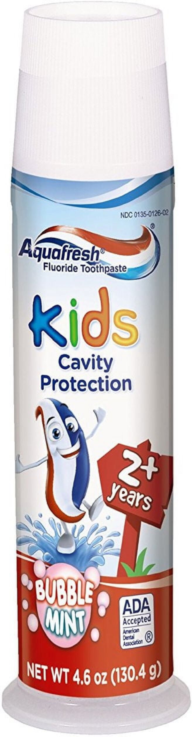 Aquafresh Kids Toothpaste, Bubble Mint 4.60 oz Aquafresh