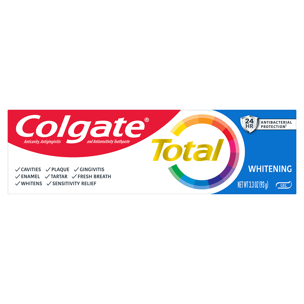 Colgate Total Whitening Toothpaste Gel, Mint (Pack of 5) Colgate