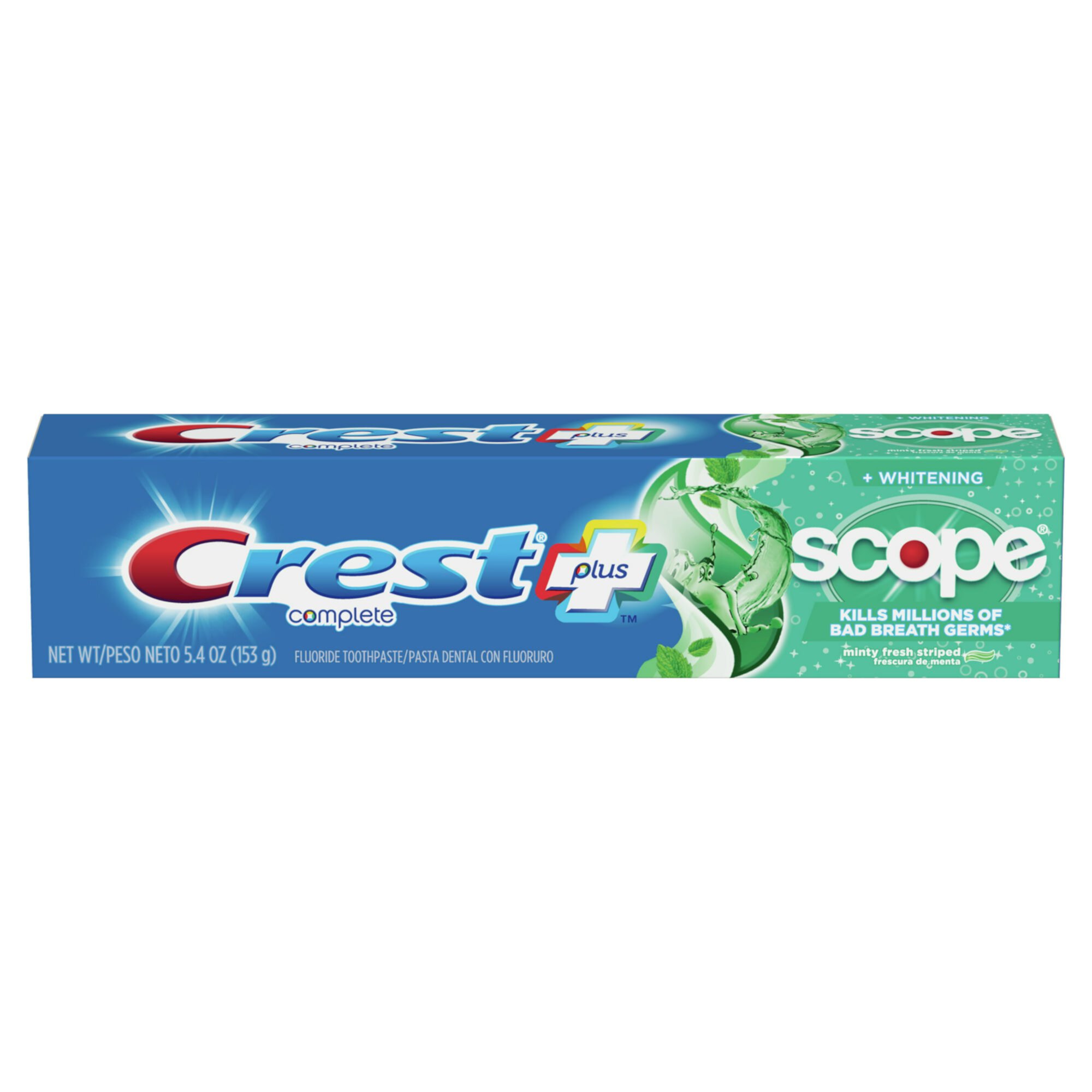 Crest Complete Plus Scope Whitening Fluoride Toothpaste, Minty Fresh, 5.4 Oz Visit the Crest Store