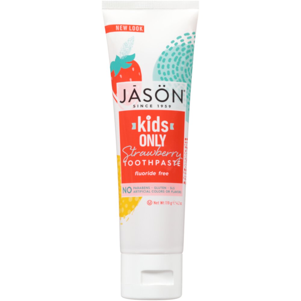 JASON Kids Only Strawberry Toothpaste, 4.2 oz. JASON