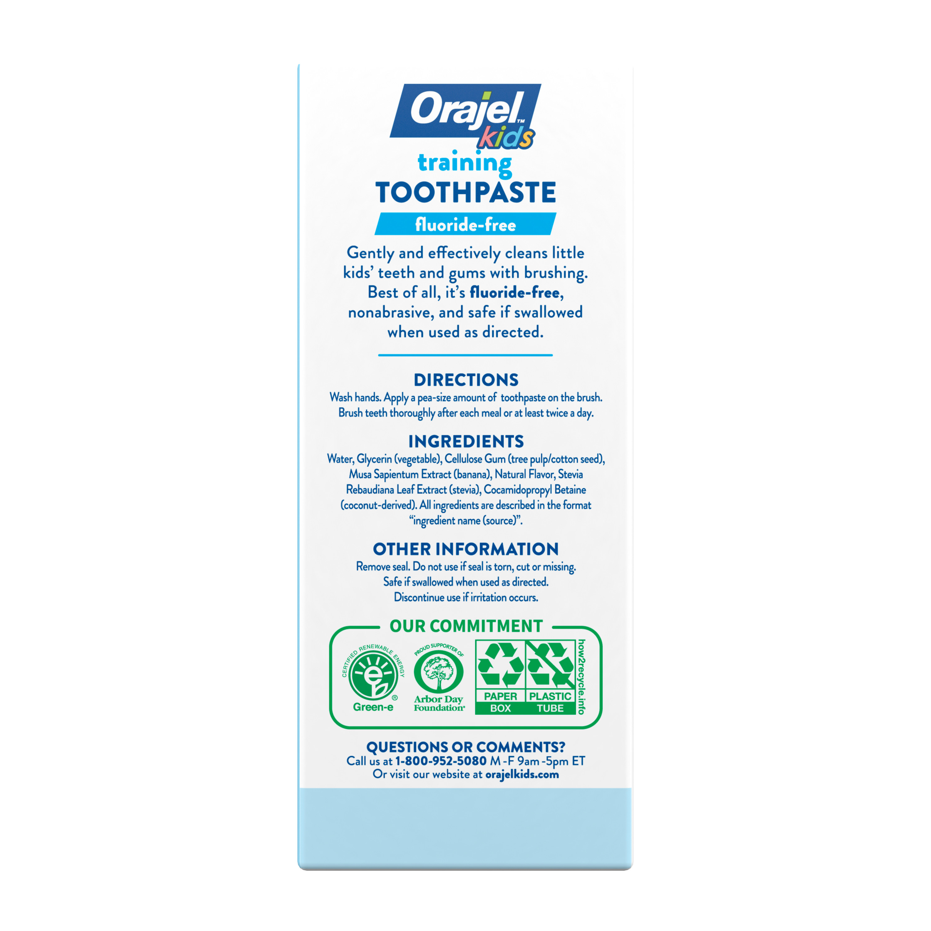 Orajel Kids Elmo Training Toothpaste Fluoride-Free; #1 Pediatrician Recommended Fluoride-Free Toothpaste*, 1.5oz Tube Orajel