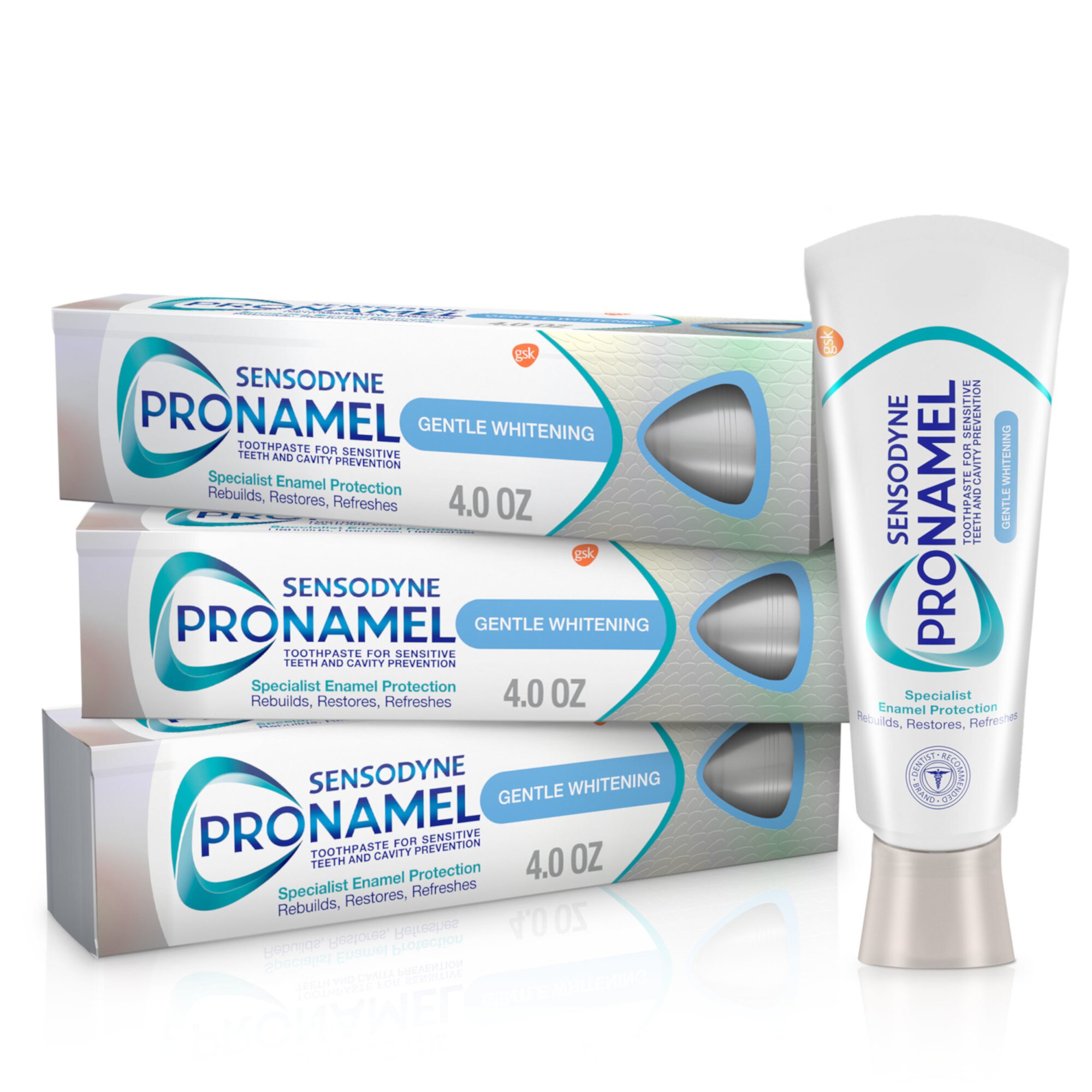 Sensodyne Pronamel Gentle Whitening Sensitive Toothpaste, Alpine Breeze, 4 Oz, 3 Pack Sensodyne