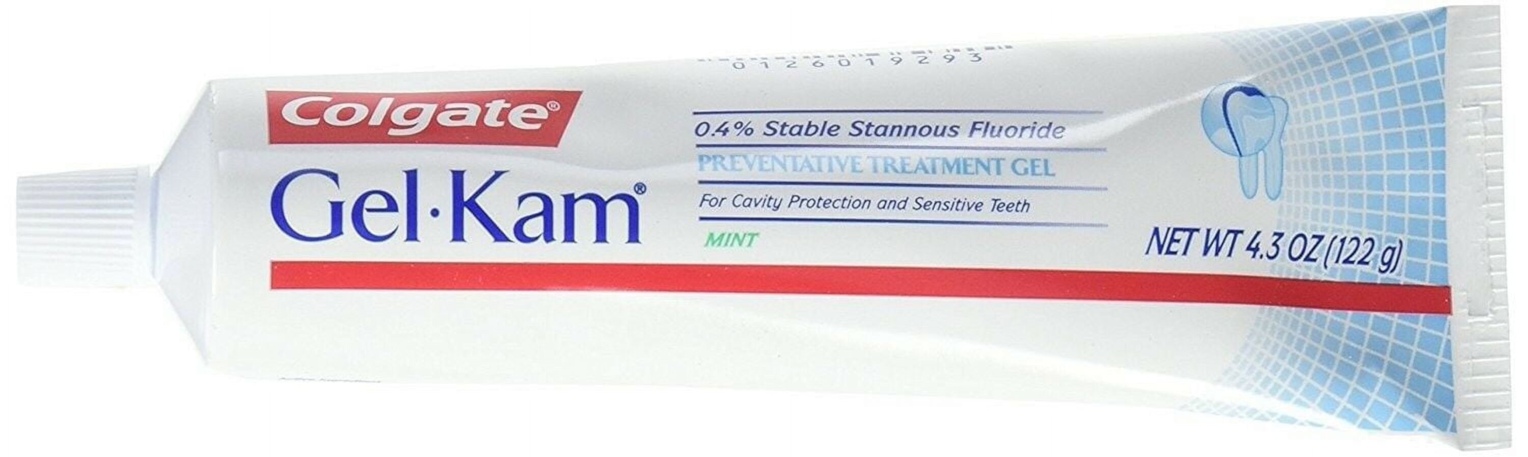 (2 pack) Gel-Kam Fluoride Preventive Treatment Gel Mint Flavor 4.30 oz Colgate