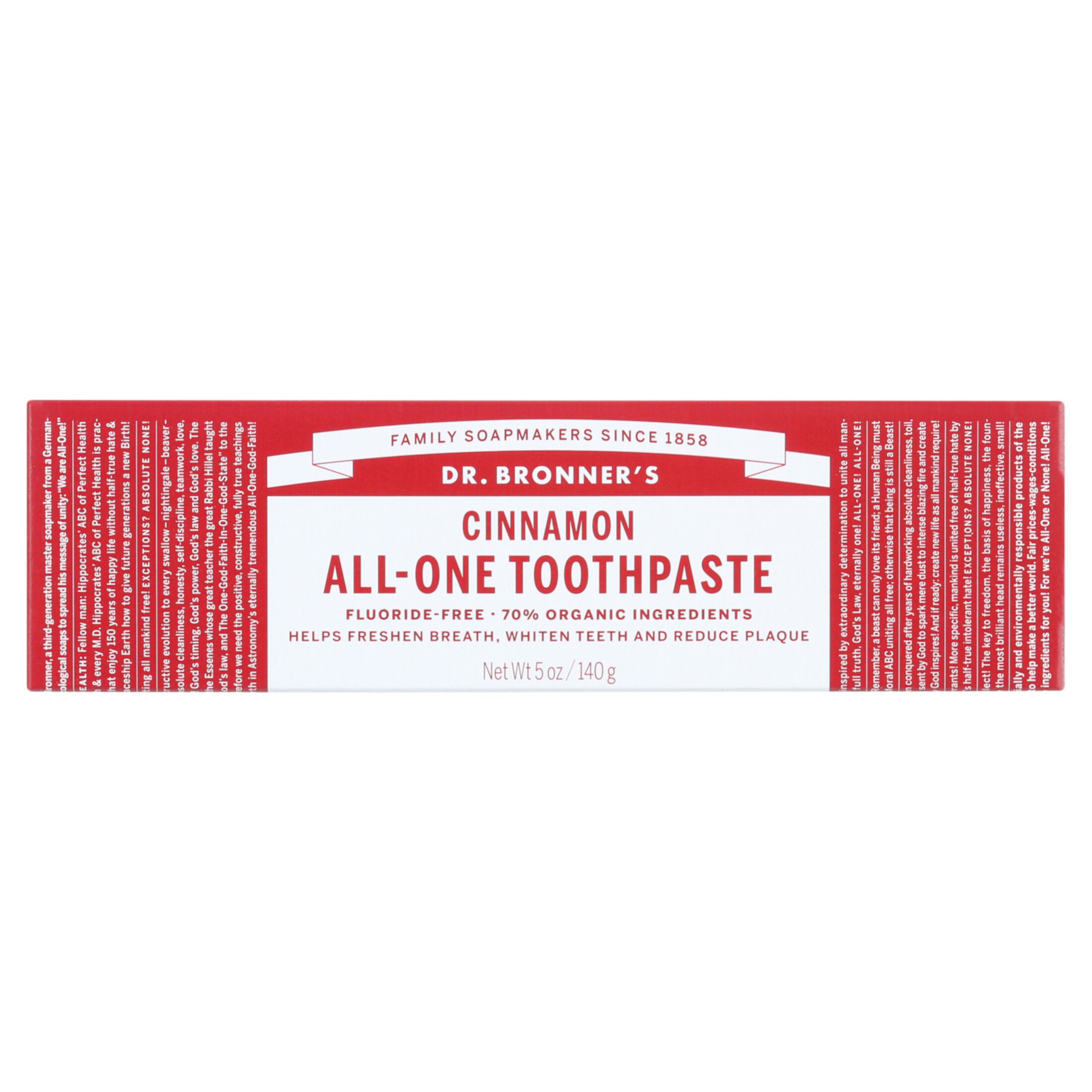 Dr. Bronner's All-One Organic Cinnamon Toothpaste 5oz Dr. Bronner's