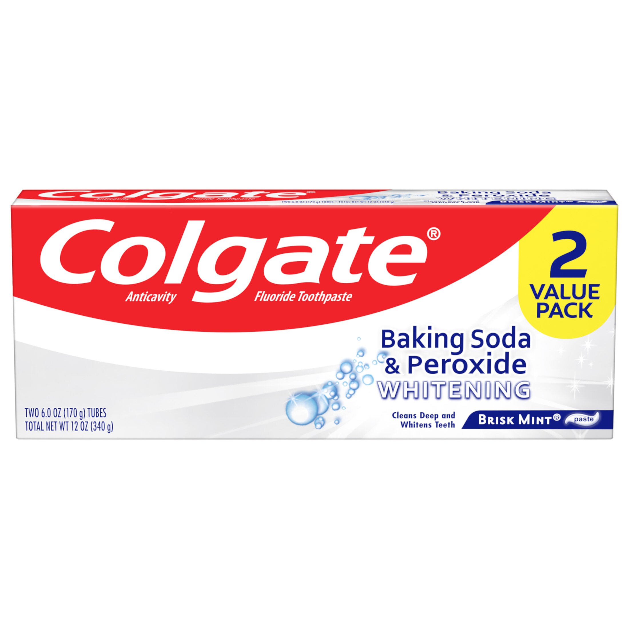 Colgate Peroxide Whitening Toothpaste, 6 Oz, 2 Ct Visit the Colgate Store