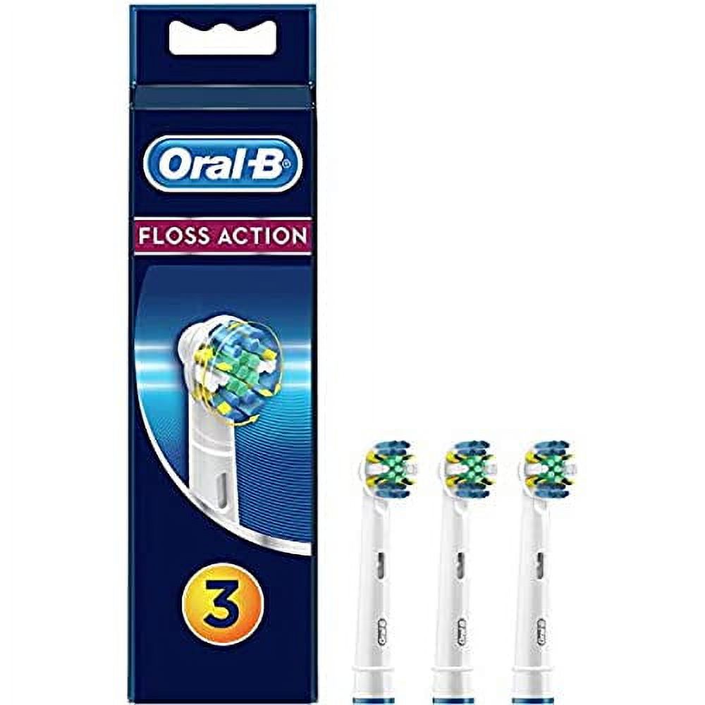 Oral B Floss Action Replacement Brush Heads Refill, 3Count, White Visit the Oral-B Store