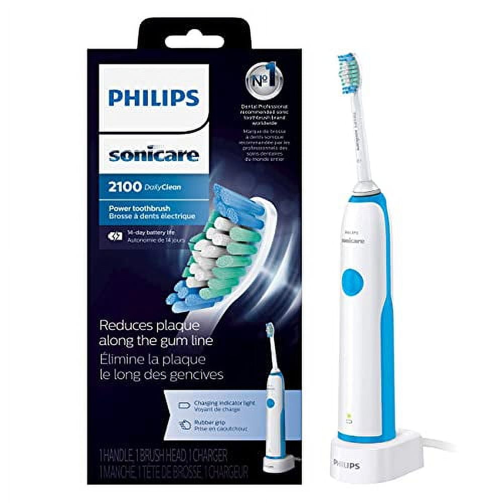 Philips Sonicare Dailyclean 2100 Rechargeable Electric Toothbrush (HX321117), Blue Sonicare