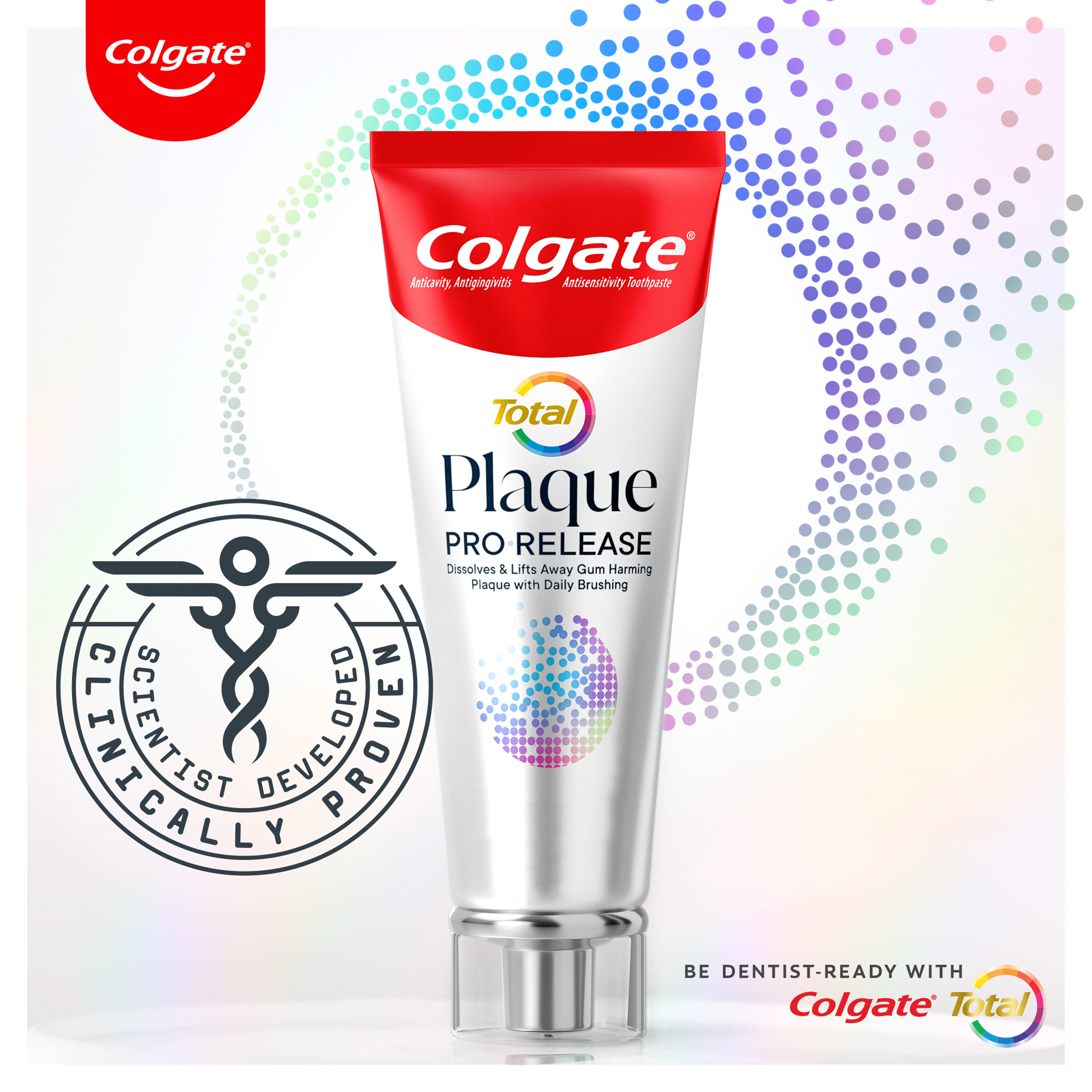 Colgate Total Plaque Pro Release Fresh Mint Toothpaste, 3 Oz Tube Visit the Colgate Store