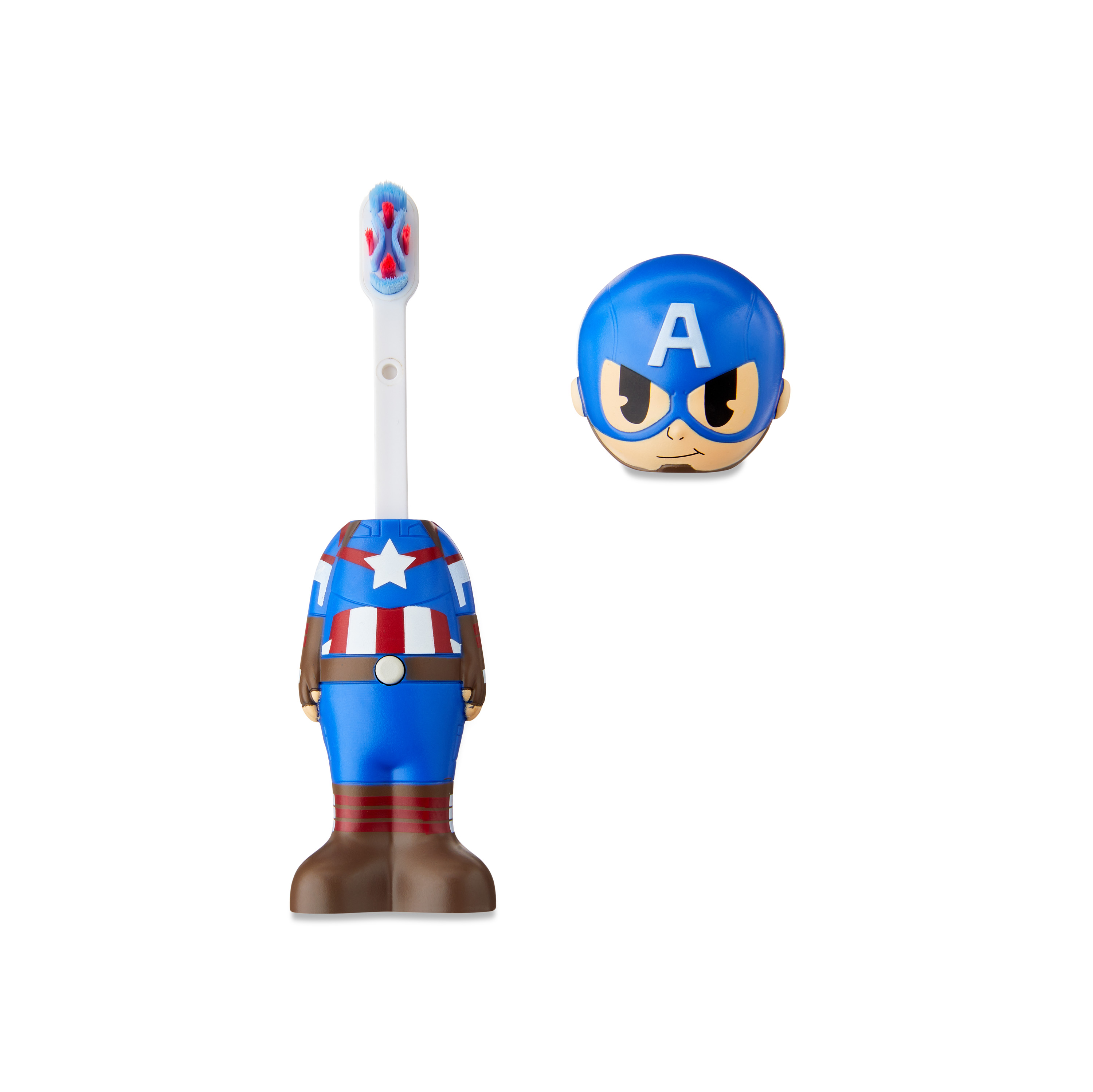 Brush Buddies Marvel Poppin’ Toothbrush, Captain America Brush Buddies