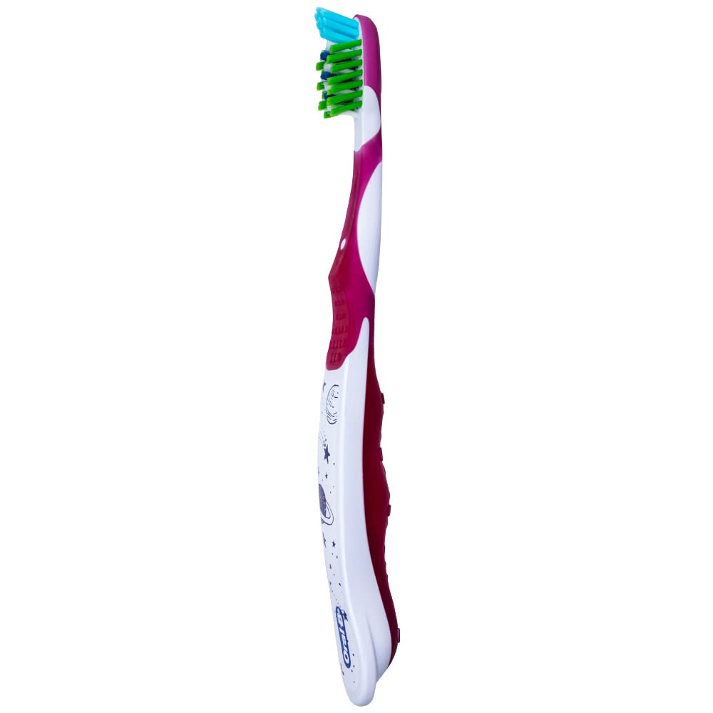 Oral-B Pro-Health Junior CrossAction Galaxy Toothbrush, Ages 6+, Soft - Pack of 4 Visit the Oral-B Store