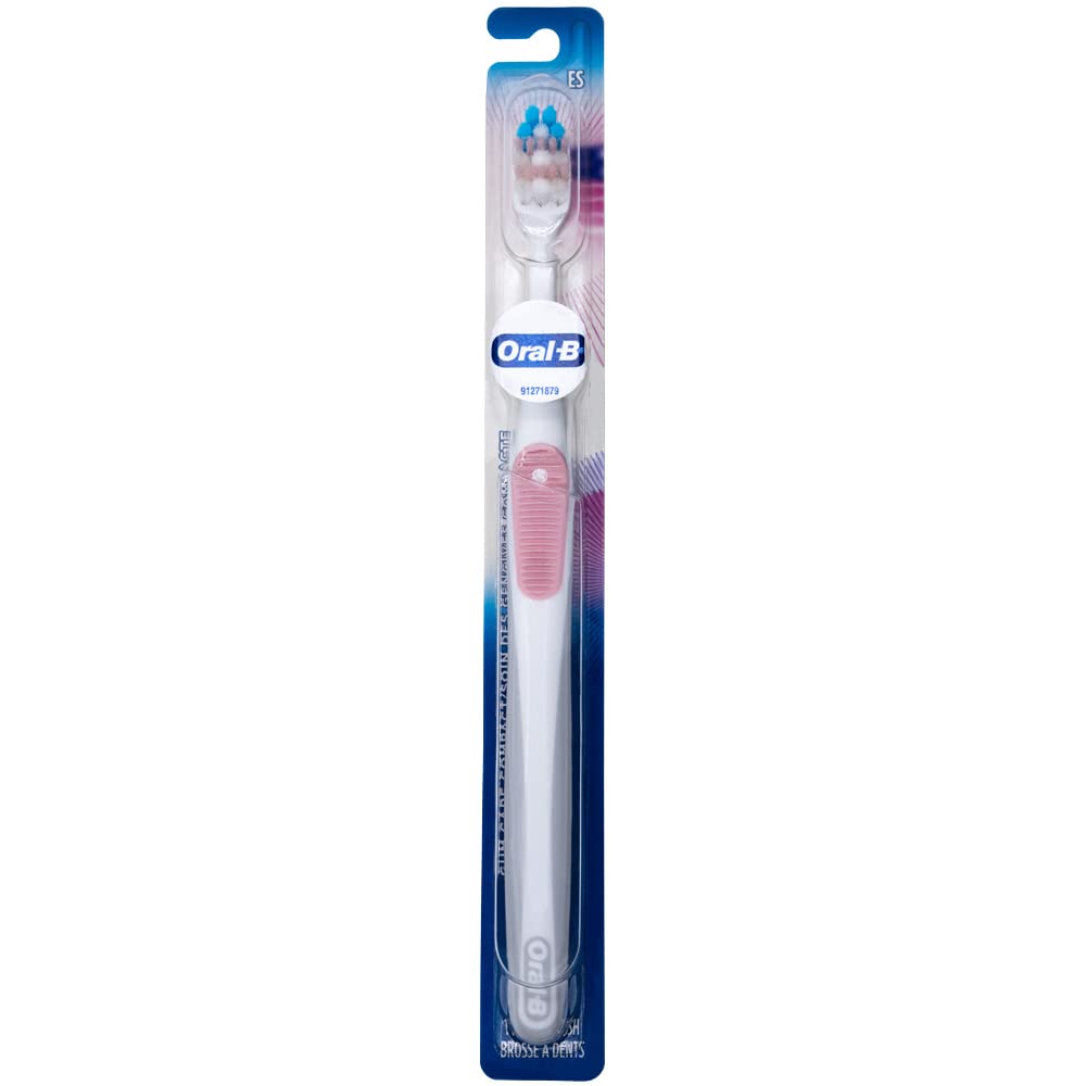 Oral-B Gum Care Extra Soft Toothbrush for Sensitive Teeth and Gums, Compact Small Head, (Colors Vary) - Pack of 1 Visit the Oral-B Store