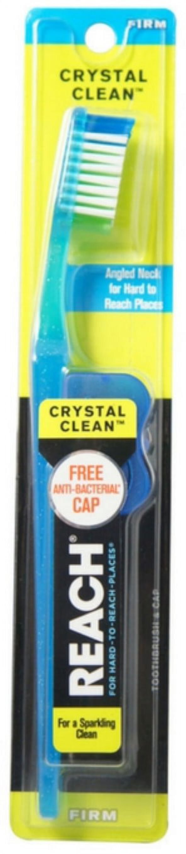 Reach Crystal Clean Firm Adult Toothbrush, 1 ea (Colors May Vary) Reach