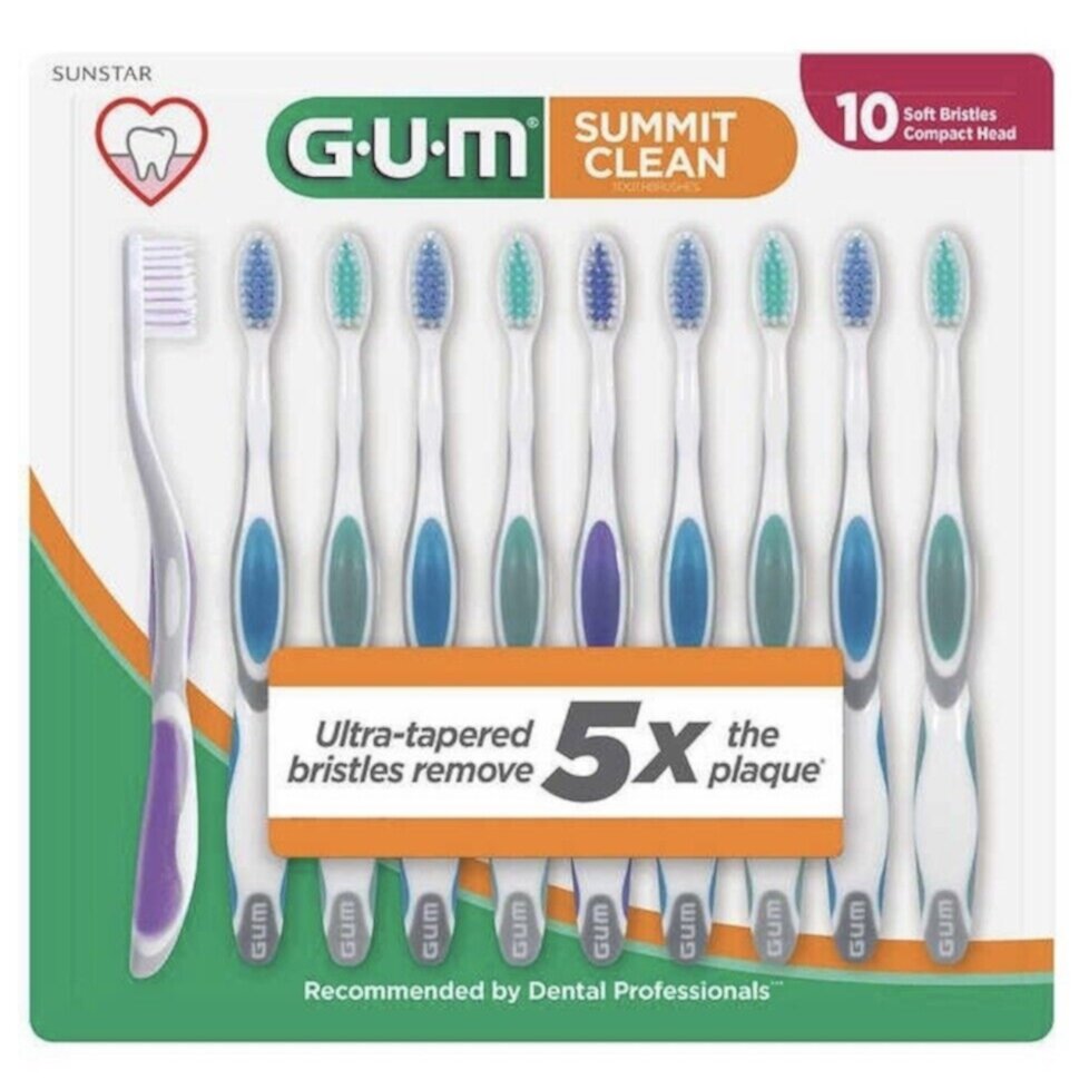 GUM Summit Toothbrush (Pack of 10) Visit the GUM Store